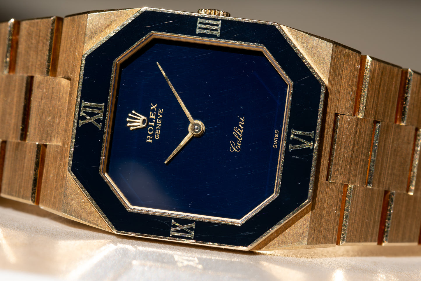 ROLEX Cellini Blue Lacquer Dial Ref. 4353 (1981)