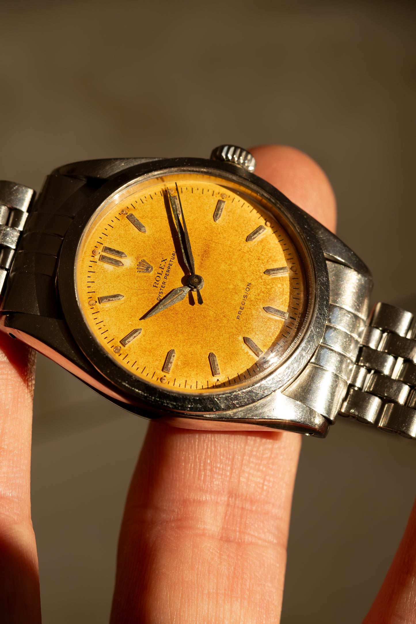 ROLEX Oyster Perpetual Tropical Pre Explorer Ovettone Ref. 6298 (1953)