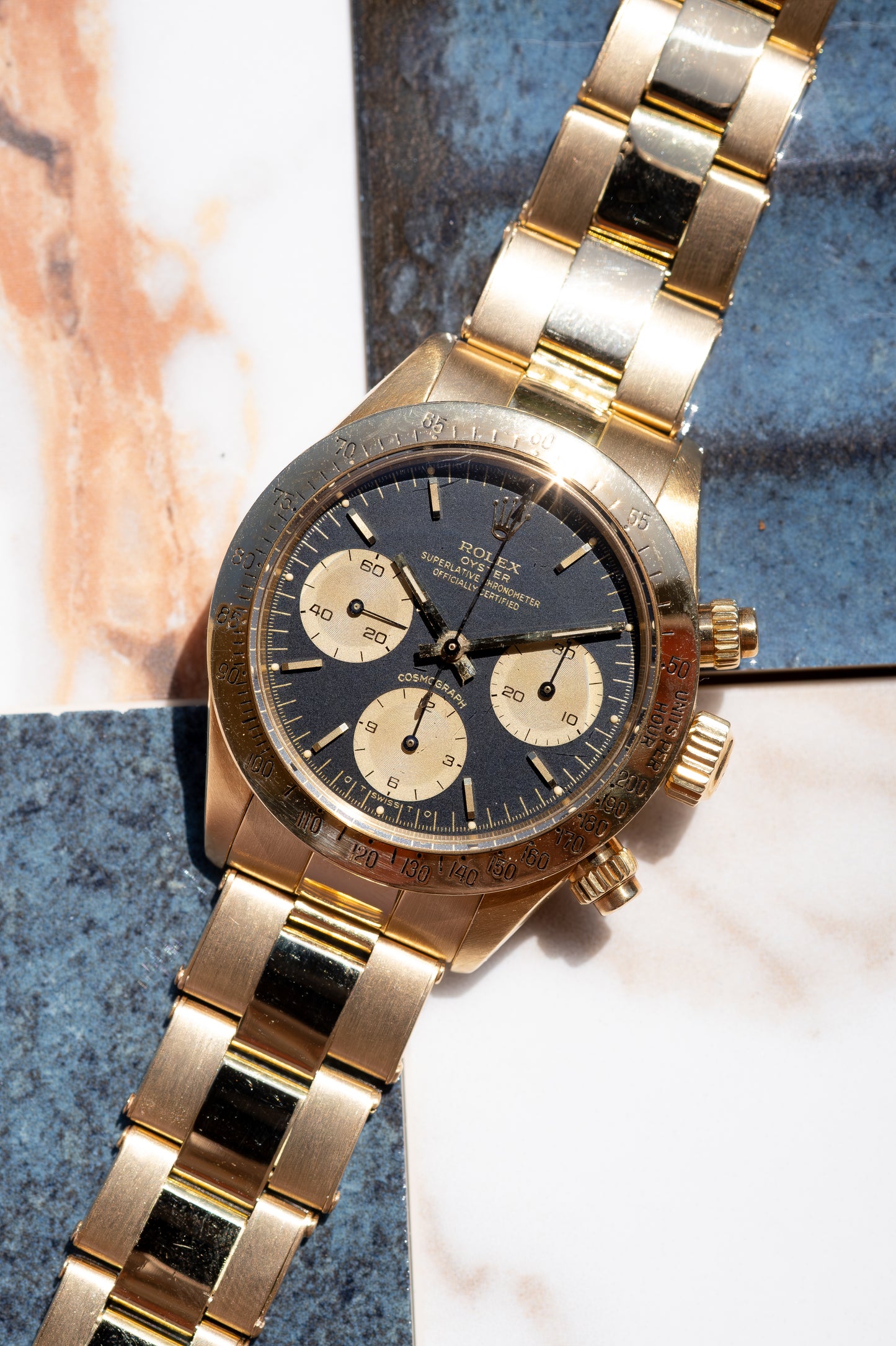 ROLEX Cosmograph Daytona Reference 6265 18ct Gold (1978)