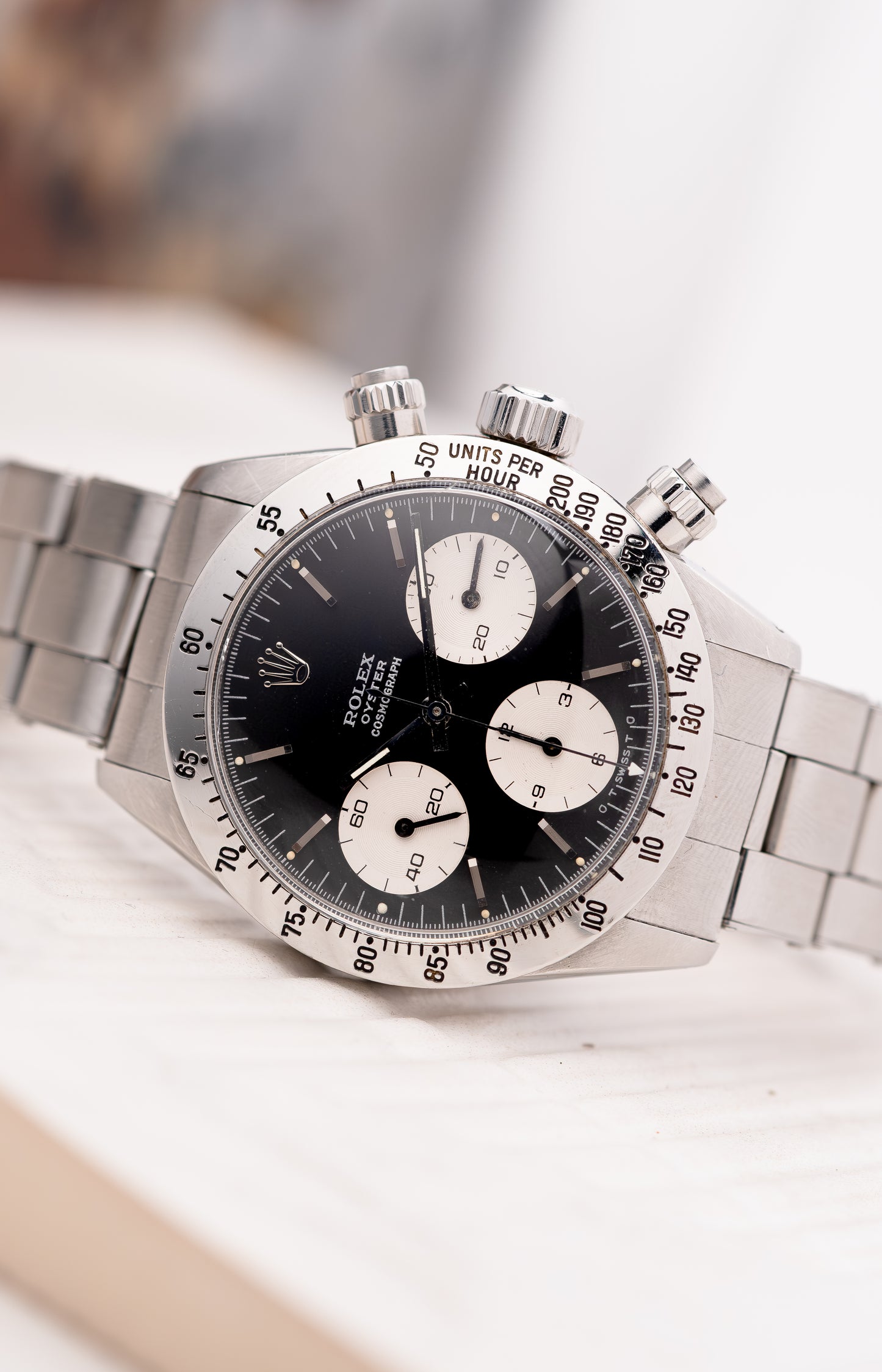 ROLEX Cosmograph Daytona Reference 6265 Black Sigma Dial (1972)