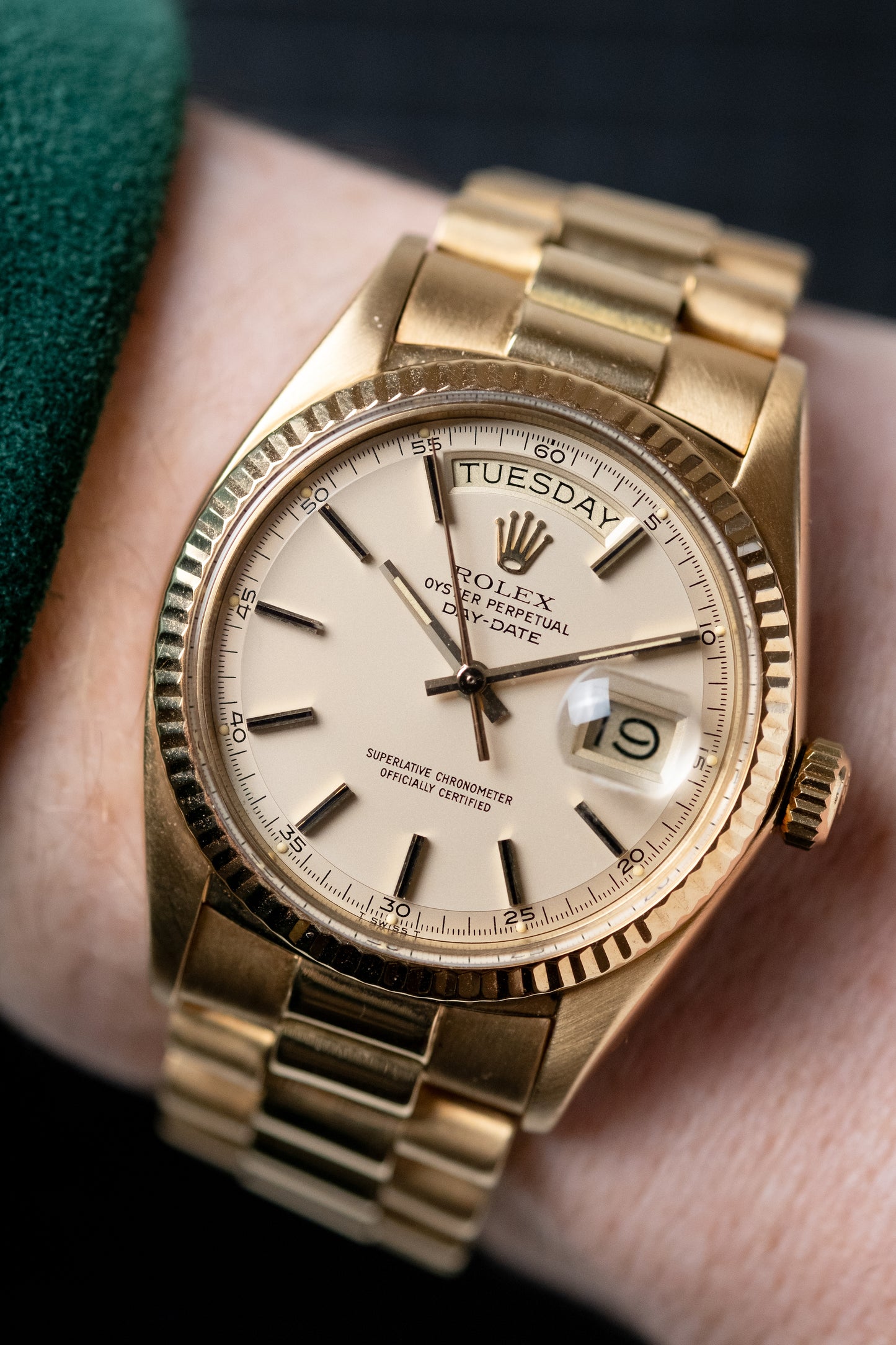 ROLEX Oyster Perpetual Day Date Ref. 1803 President 18ct Yellow Gold (1972)