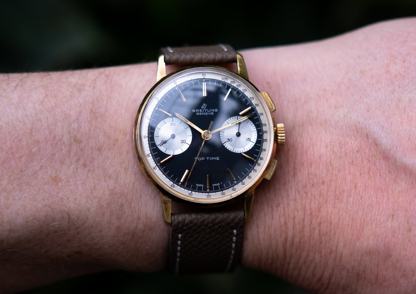 BREITLING Top Time Reverse Panda Chronograph Ref 2003 (1966)