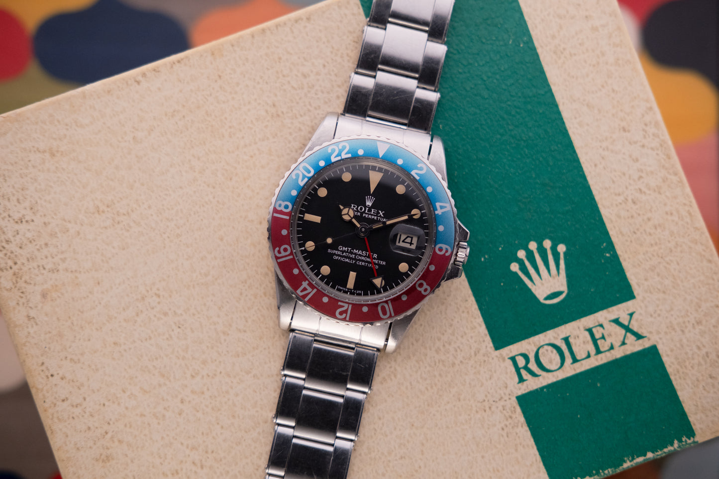 ROLEX GMT-Master 1675 Mark I "Long E" Pepsi (1968)