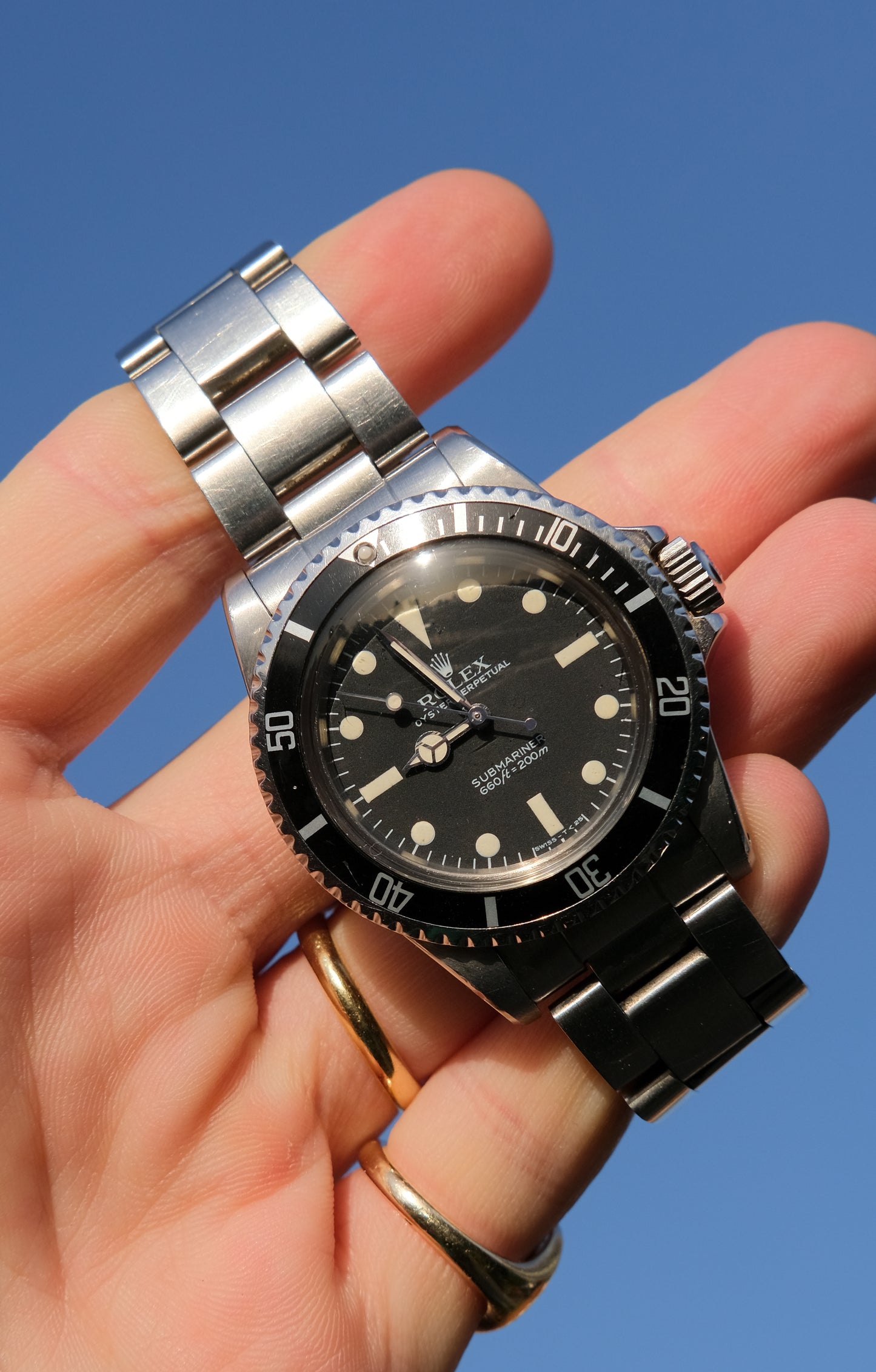 ROLEX Submariner Ref. 5513 Mk5 Maxi Dial (Box, Booklet, Service Papers + Guarantee) (1984)