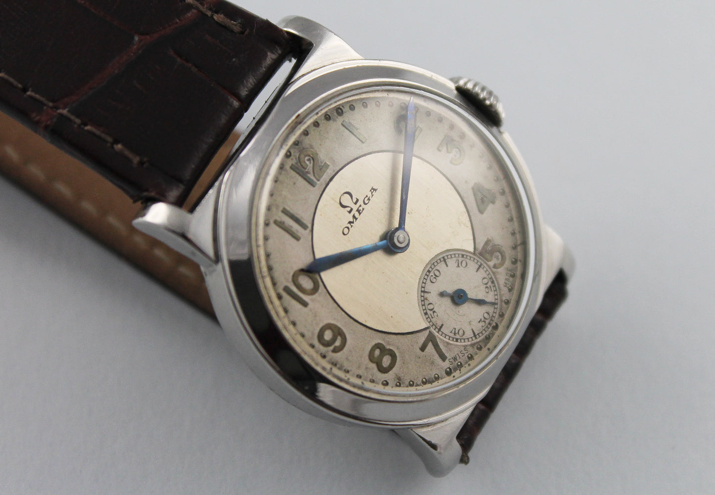 OMEGA Two Tone Sub Second Art Deco Ref. 26.5 SOB T1 (1935)