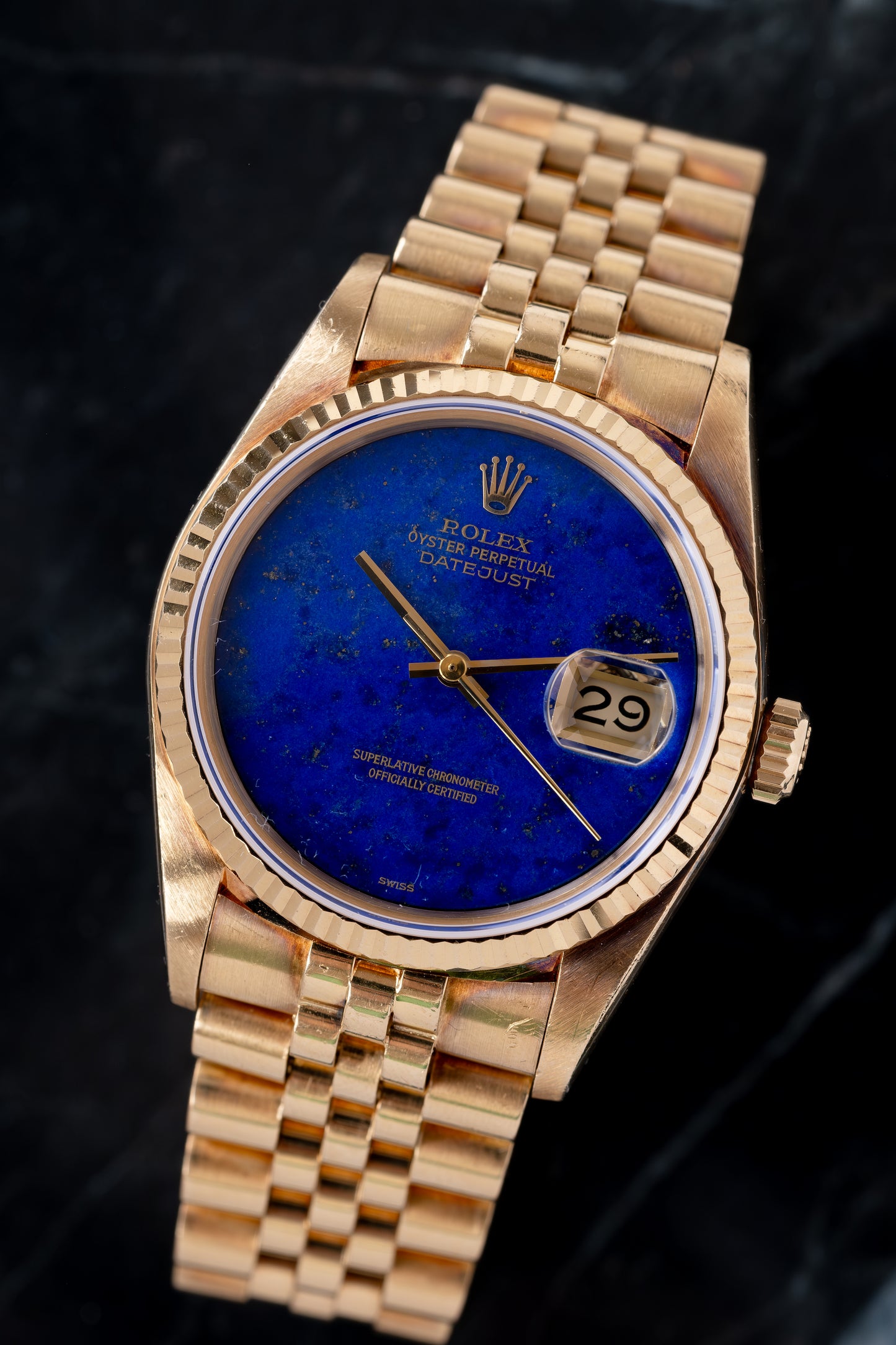 ROLEX Oyster Perpetual Datejust Ref. 16018 Lapis Lazuli Stone Dial (1979)
