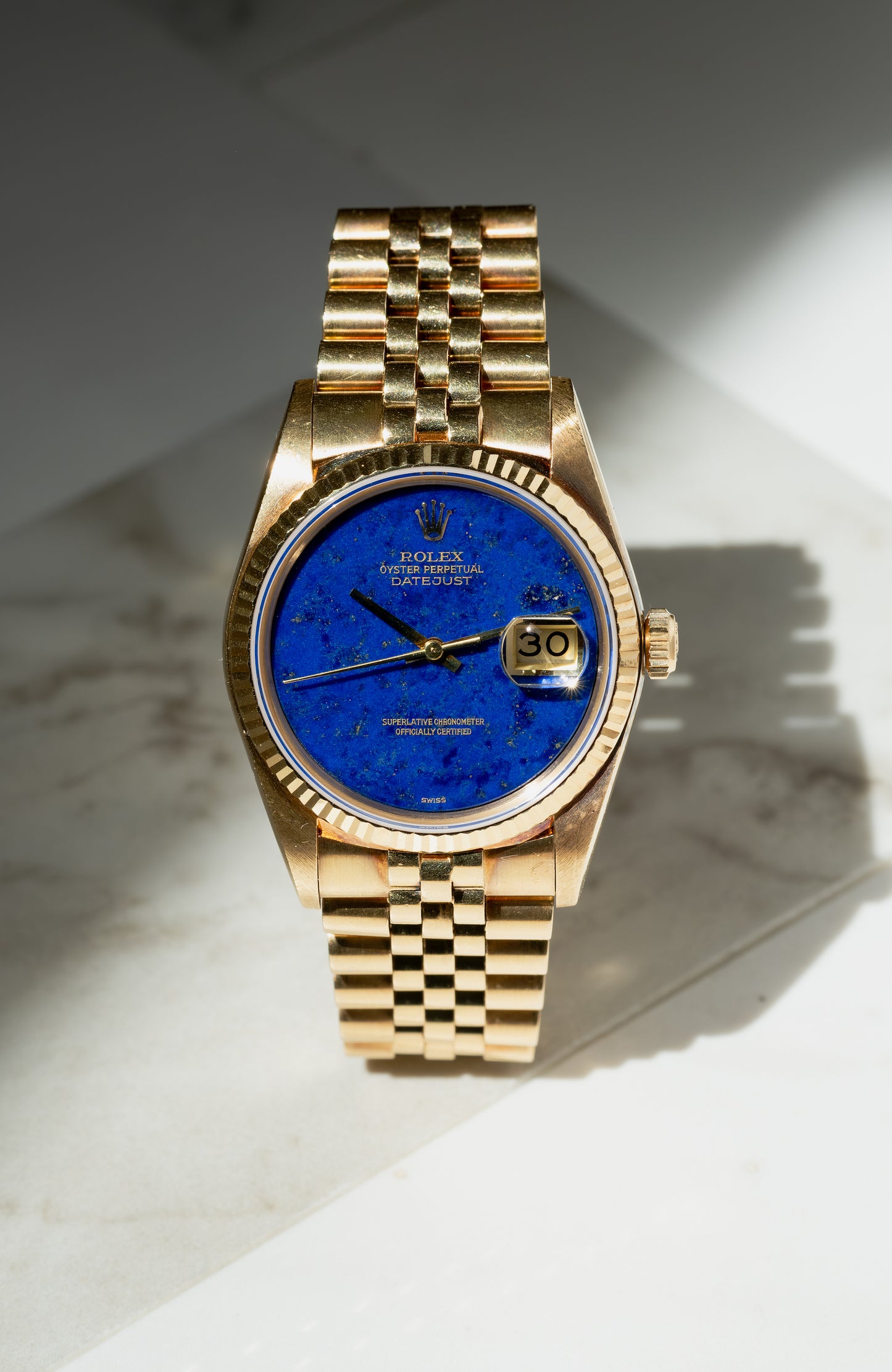 ROLEX Oyster Perpetual Datejust Ref. 16018 Lapis Lazuli Stone Dial (1979)