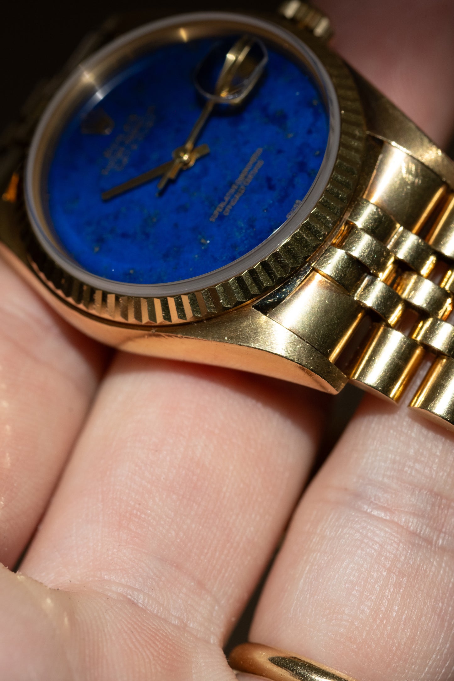 ROLEX Oyster Perpetual Datejust Ref. 16018 Lapis Lazuli Stone Dial (1979)