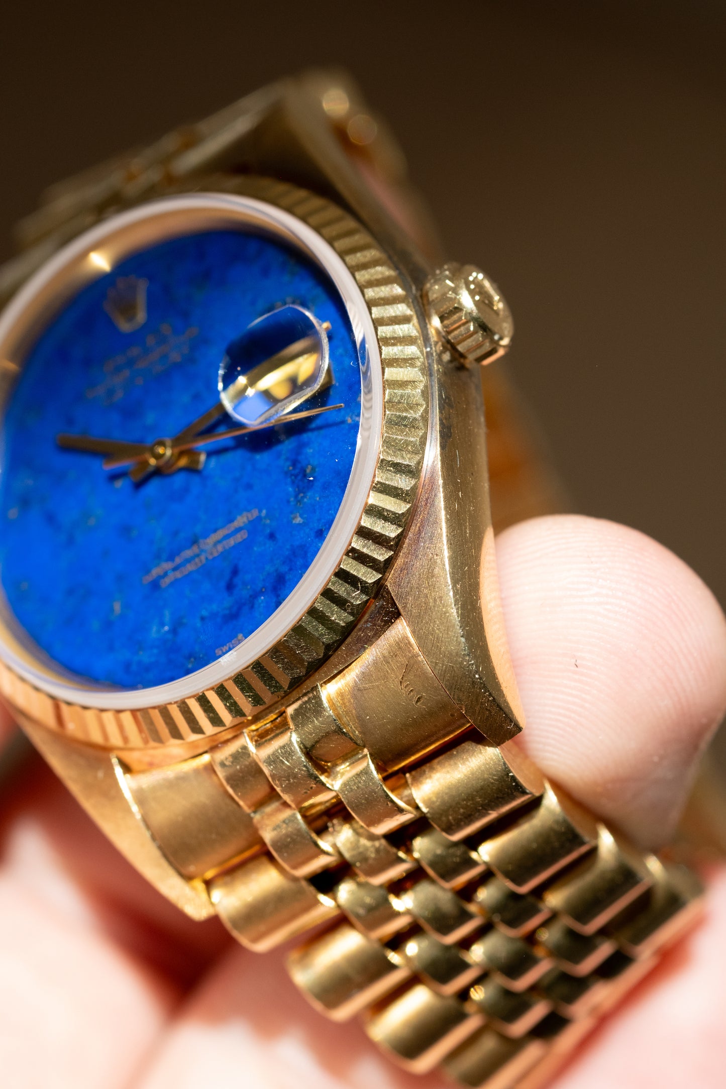 ROLEX Oyster Perpetual Datejust Ref. 16018 Lapis Lazuli Stone Dial (1979)