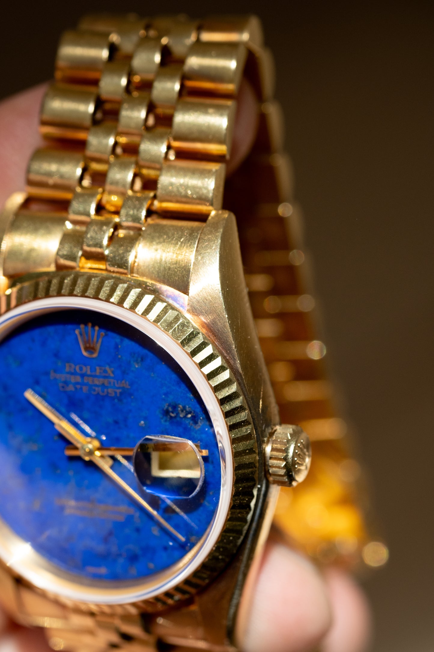 ROLEX Oyster Perpetual Datejust Ref. 16018 Lapis Lazuli Stone Dial (1979)