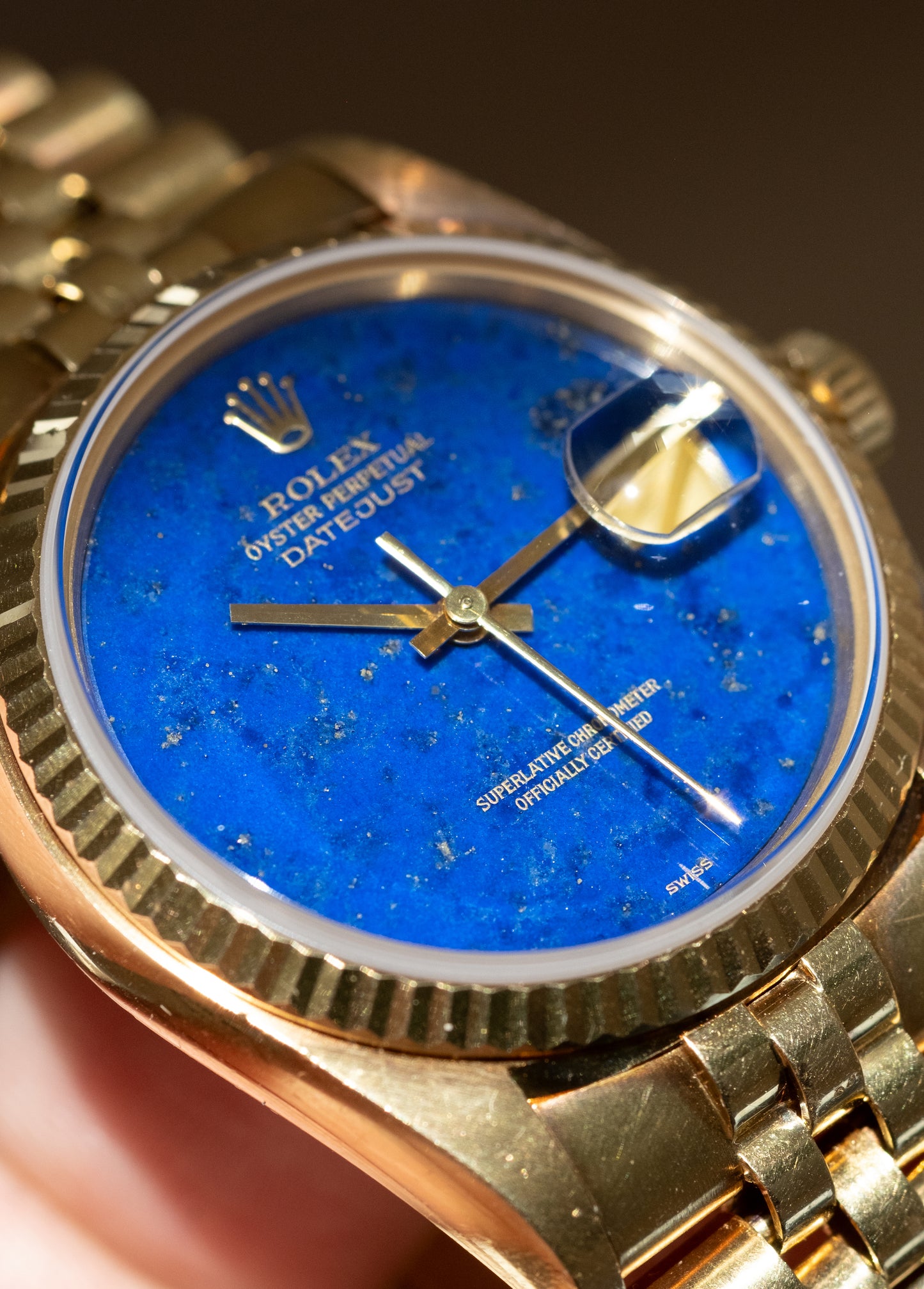 ROLEX Oyster Perpetual Datejust Ref. 16018 Lapis Lazuli Stone Dial (1979)