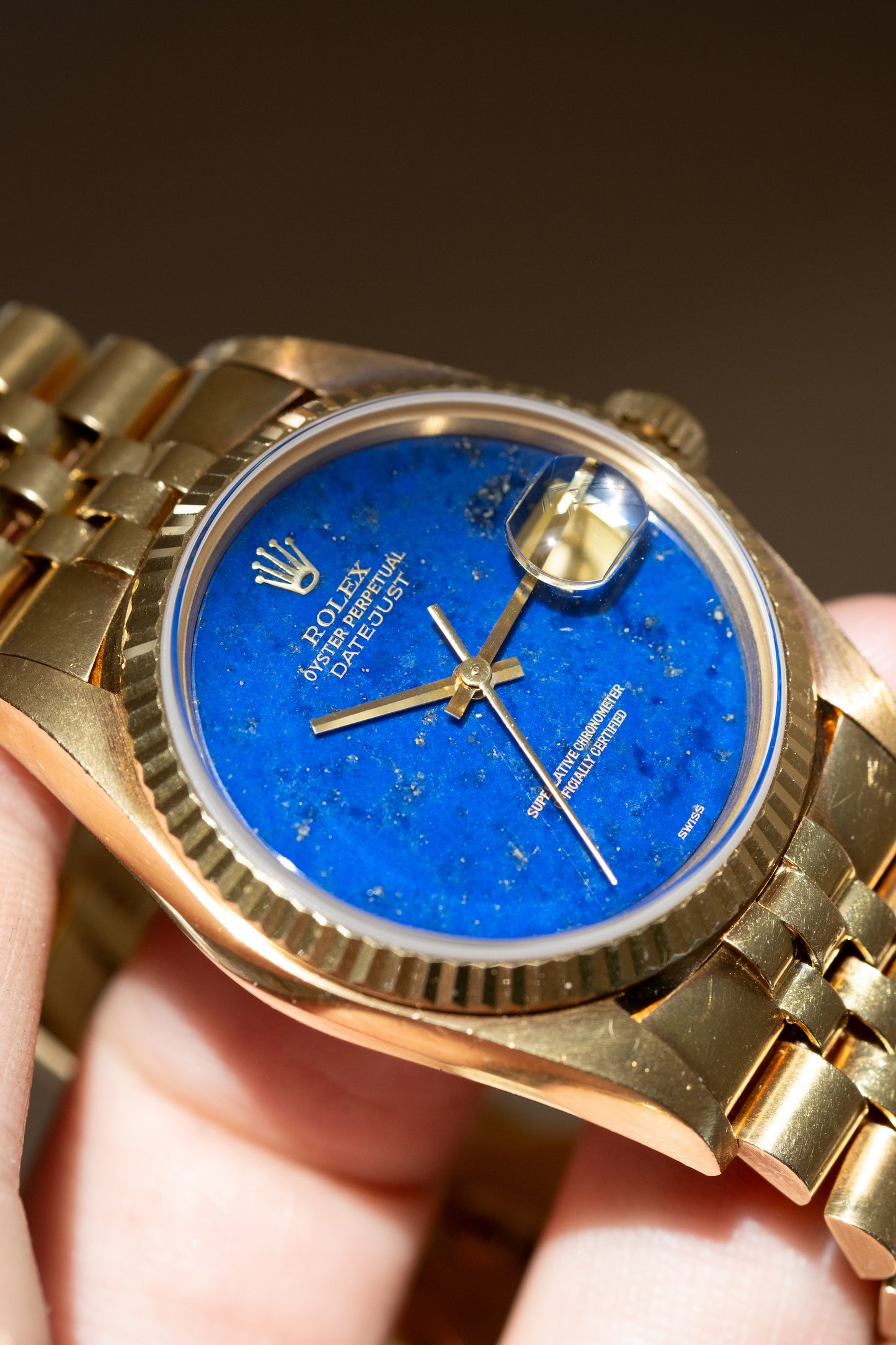 ROLEX Oyster Perpetual Datejust Ref. 16018 Lapis Lazuli Stone Dial (1979)