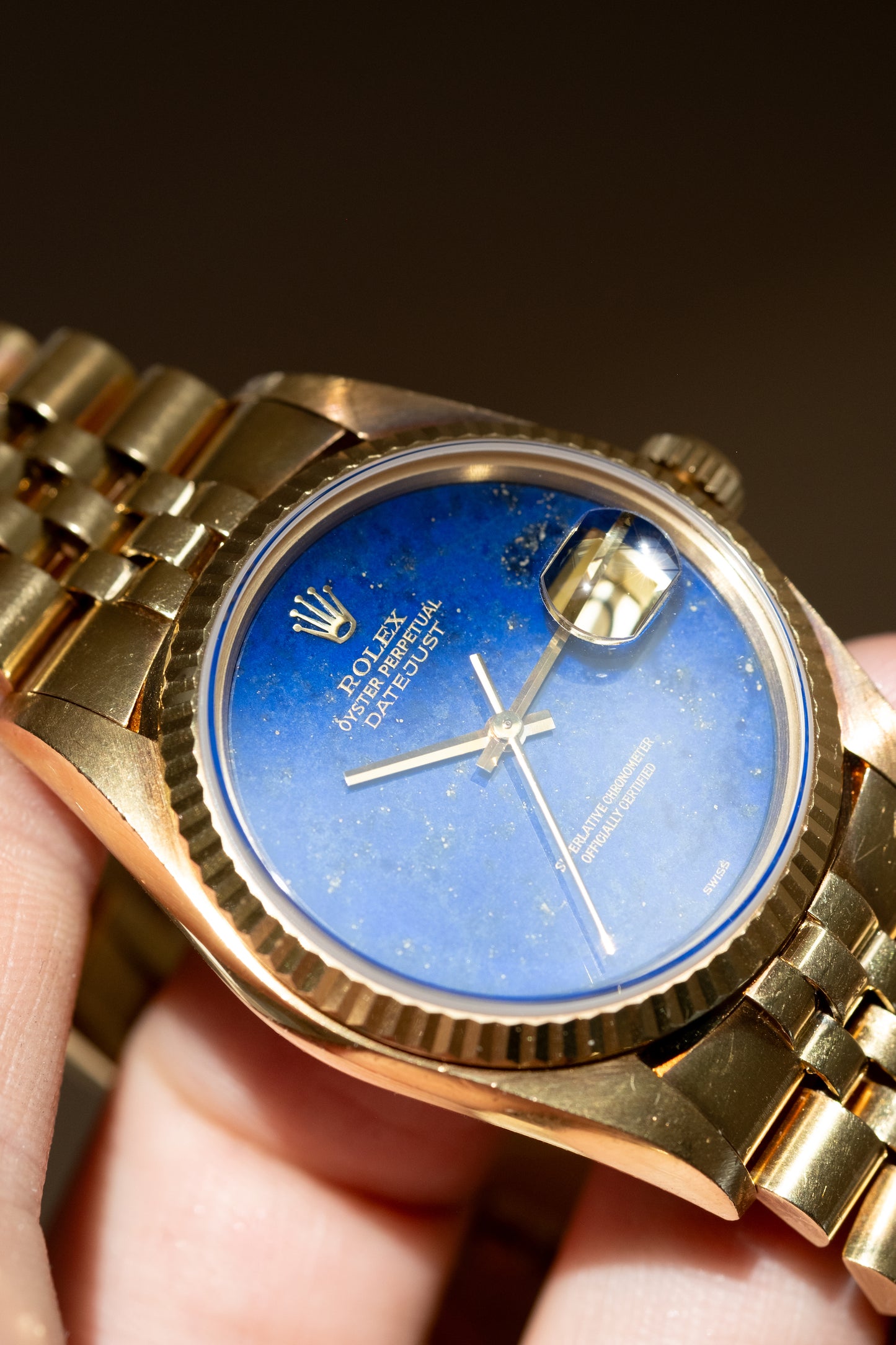 ROLEX Oyster Perpetual Datejust Ref. 16018 Lapis Lazuli Stone Dial (1979)