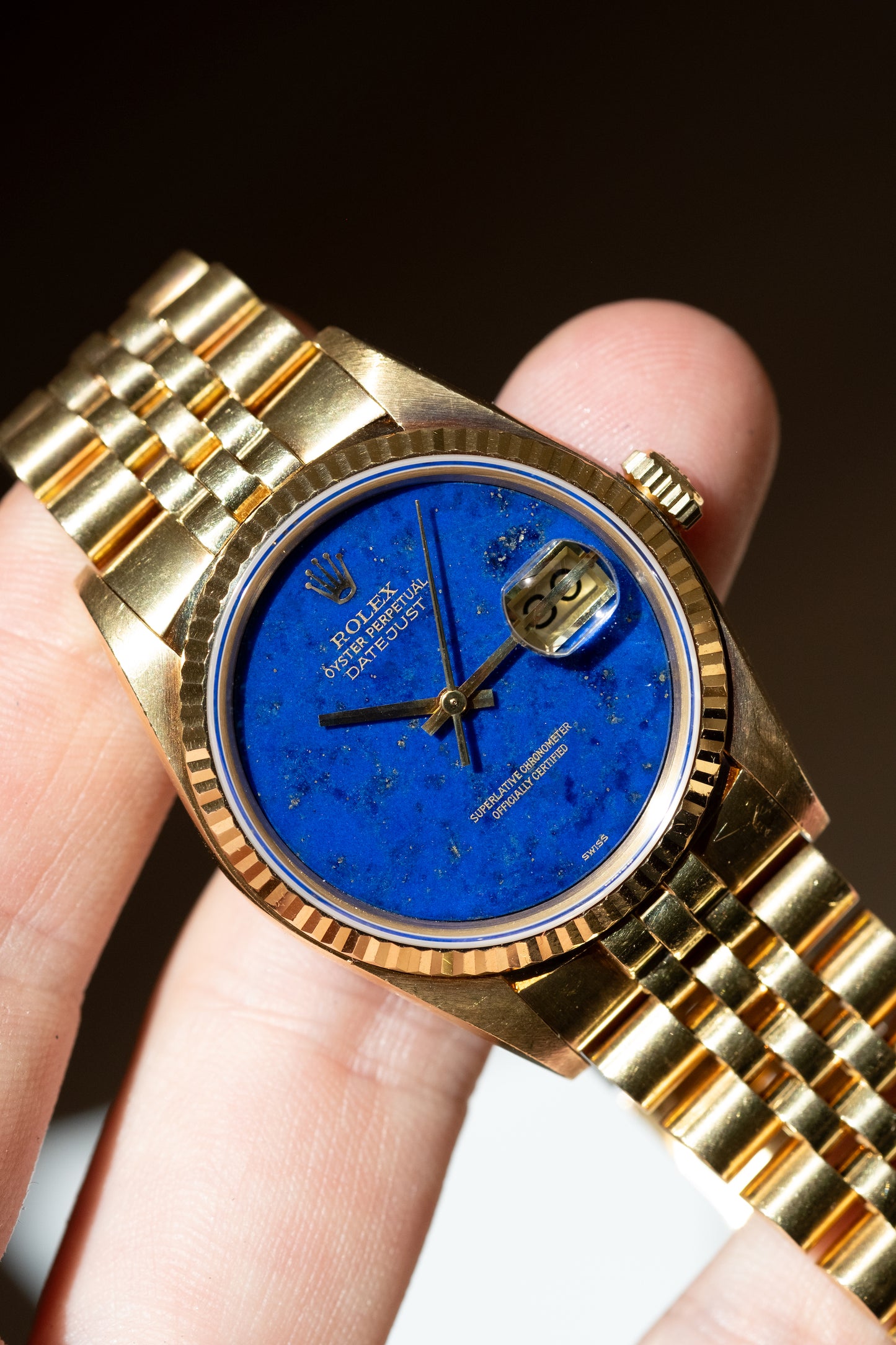 ROLEX Oyster Perpetual Datejust Ref. 16018 Lapis Lazuli Stone Dial (1979)
