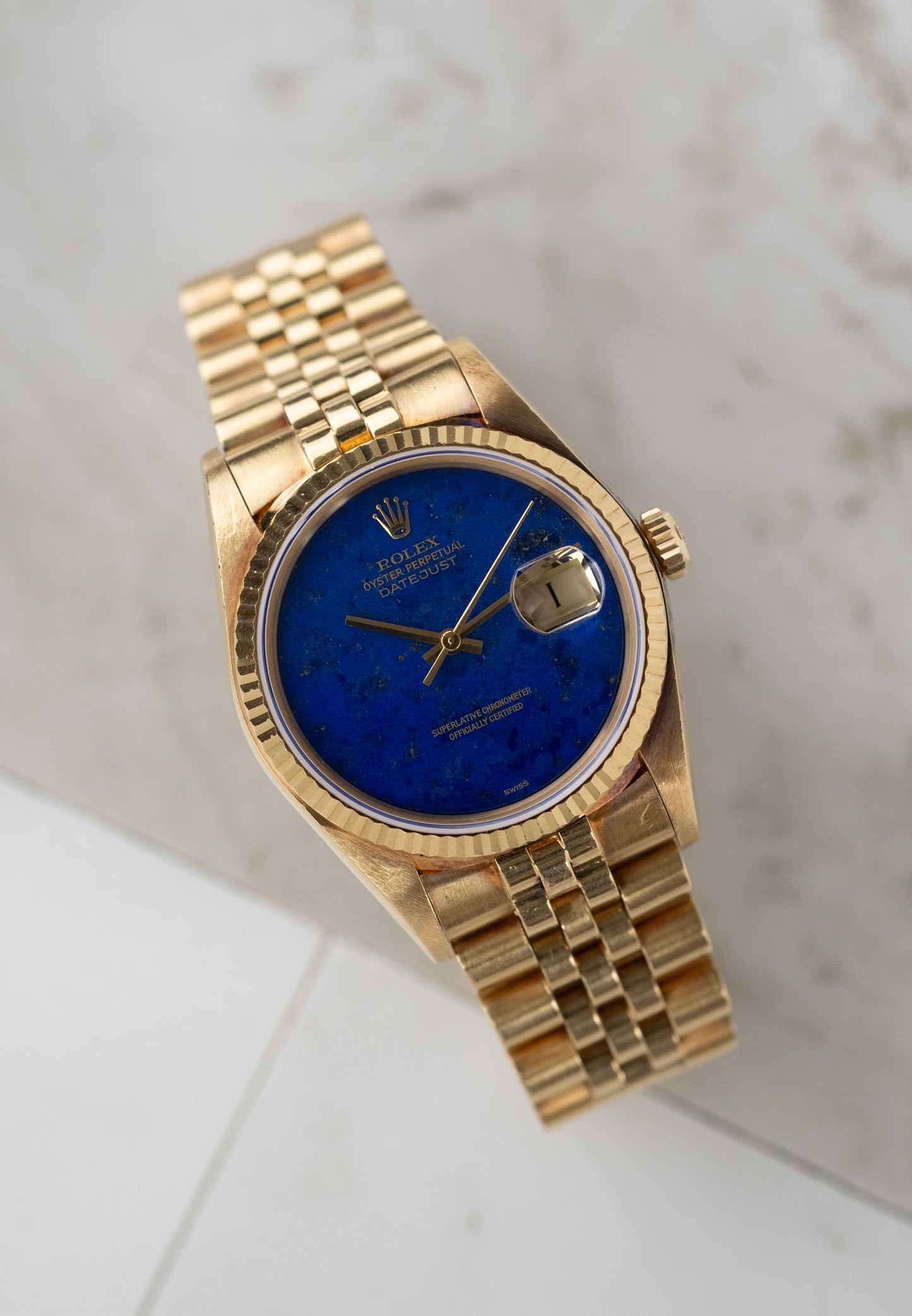 ROLEX Oyster Perpetual Datejust Ref. 16018 Lapis Lazuli Stone Dial (1979)