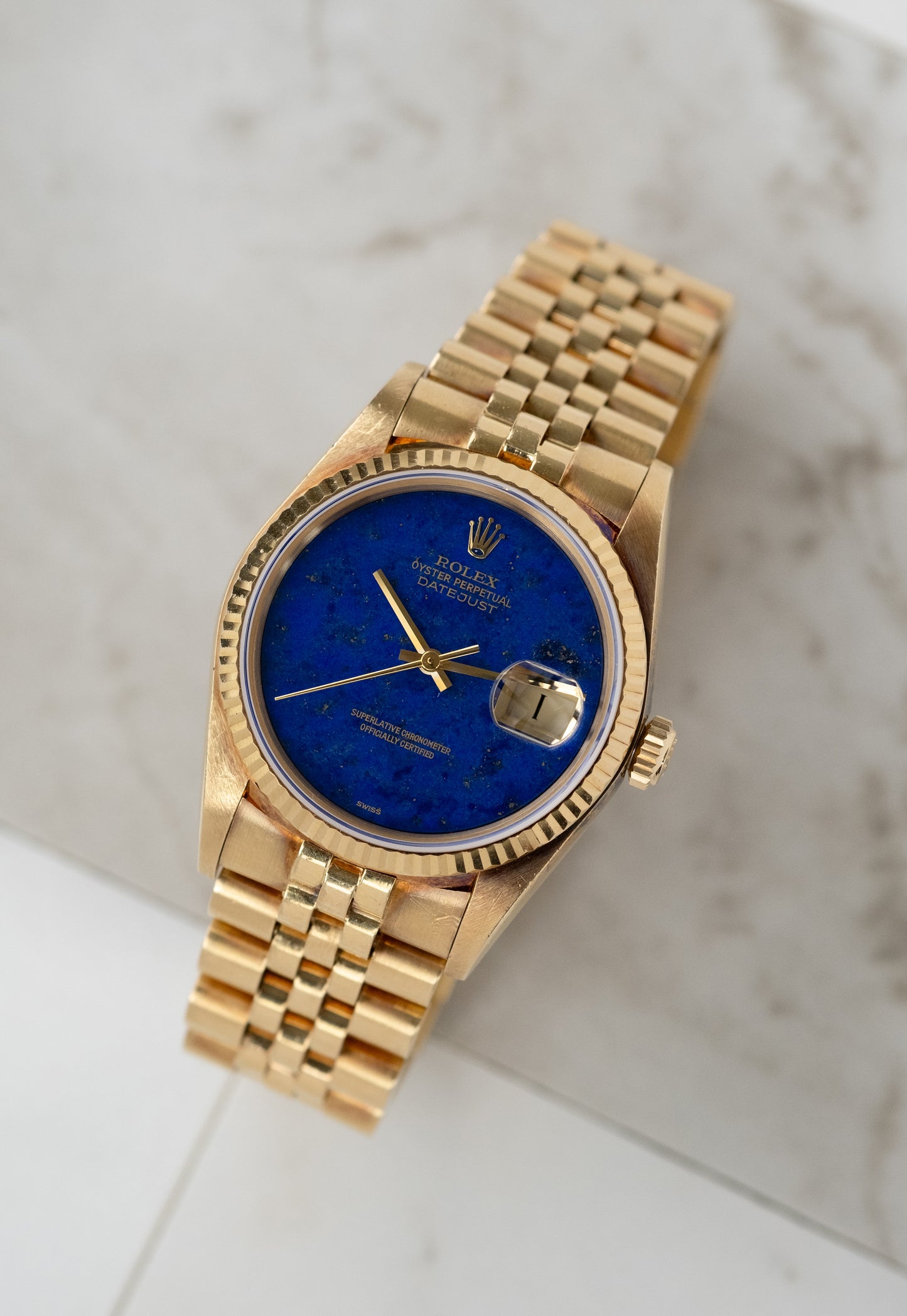 ROLEX Oyster Perpetual Datejust Ref. 16018 Lapis Lazuli Stone Dial (1979)