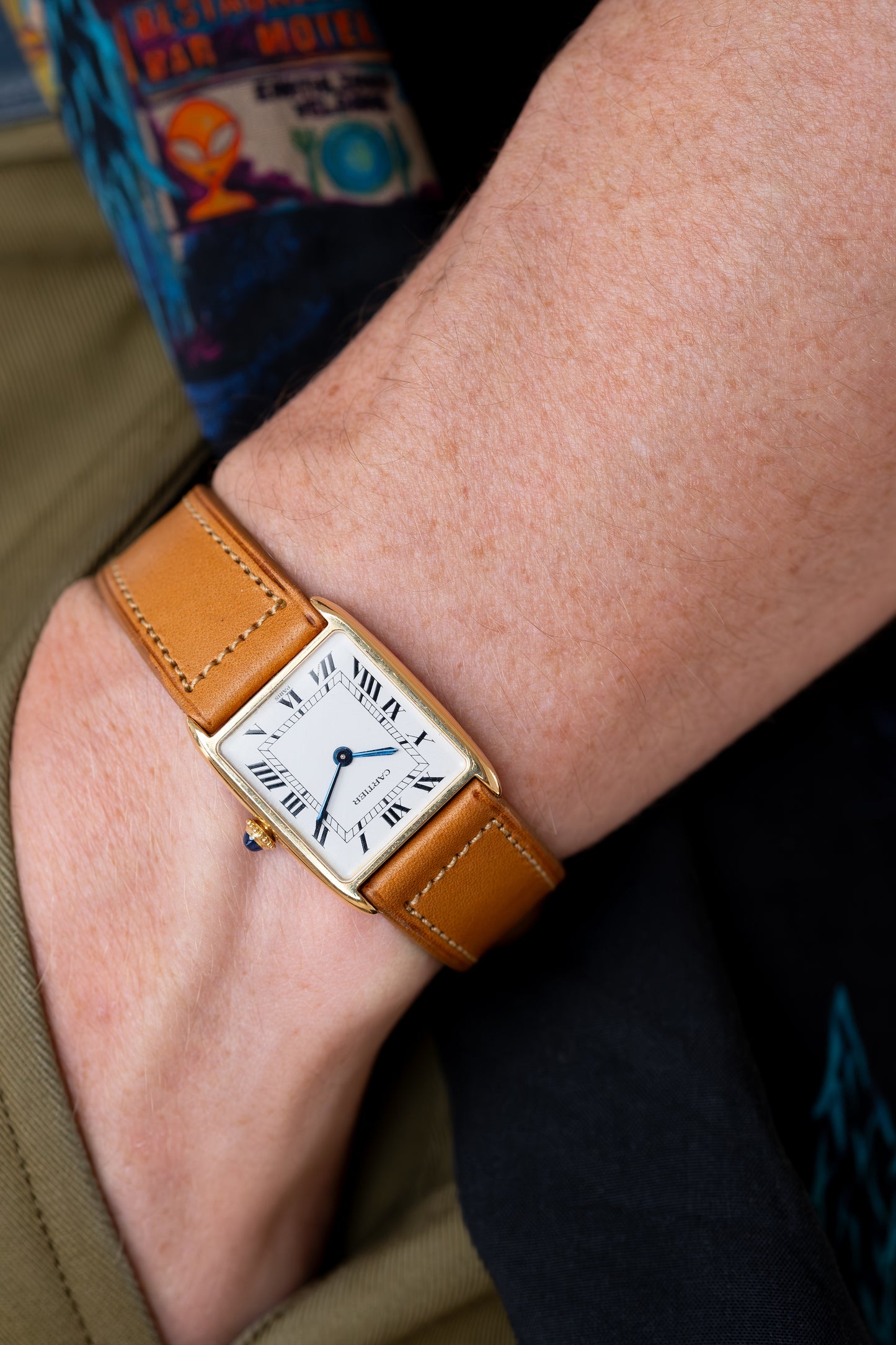 CARTIER Tank Arrondie Mecanique Paris Dial (c. 1980)