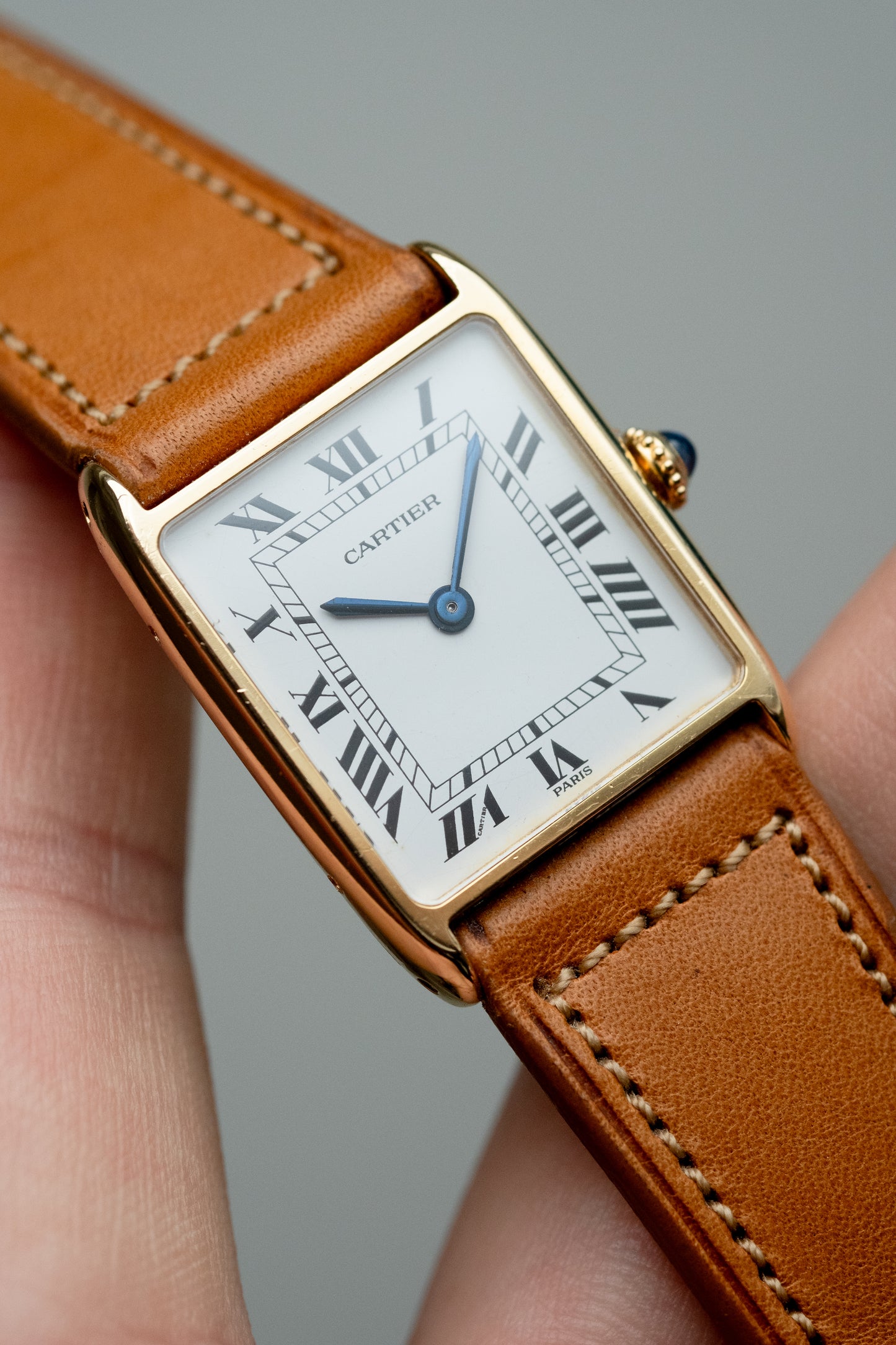 CARTIER Tank Arrondie Mecanique Paris Dial (c. 1980)