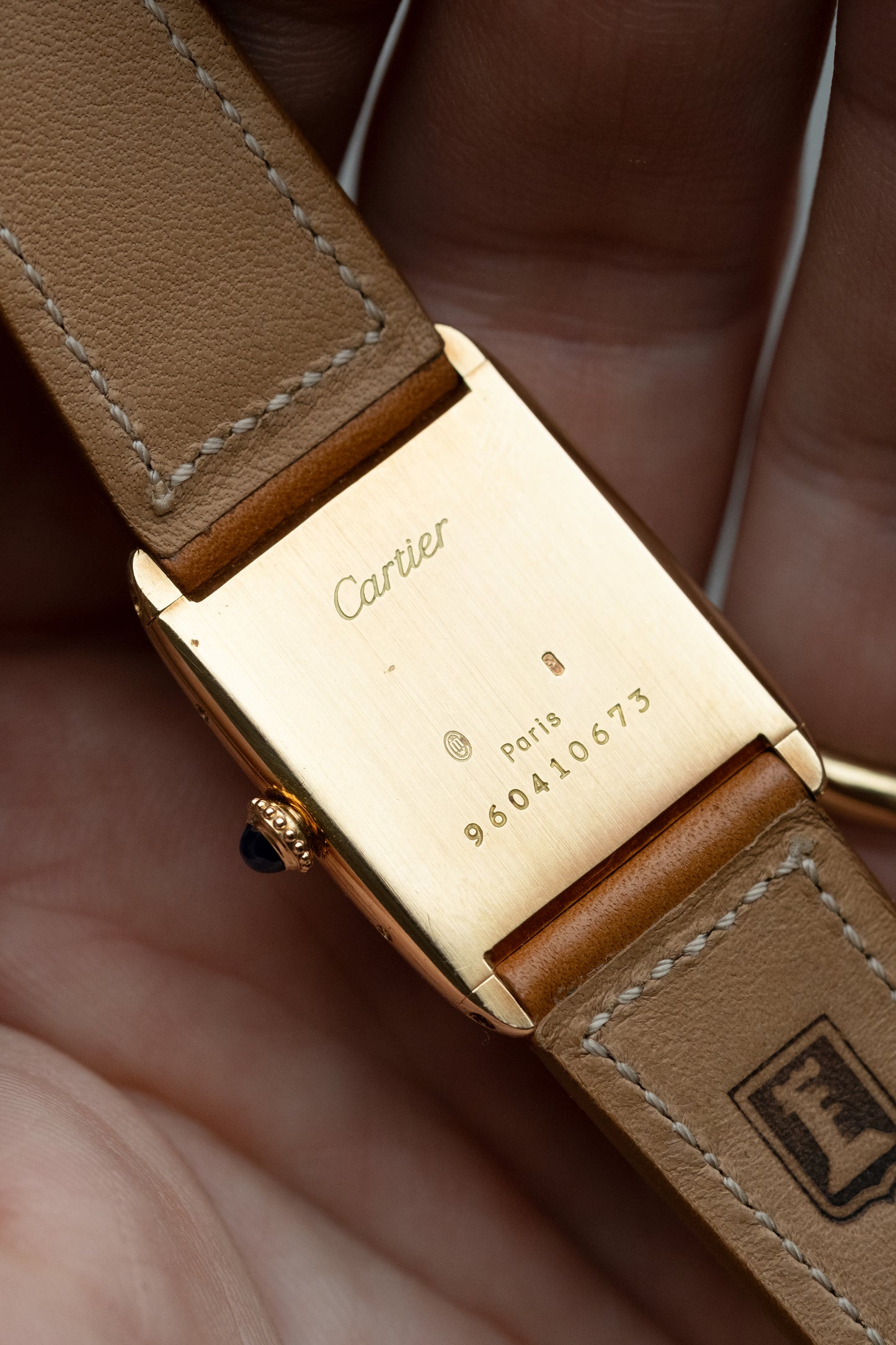 CARTIER Tank Arrondie Mecanique Paris Dial (c. 1980)
