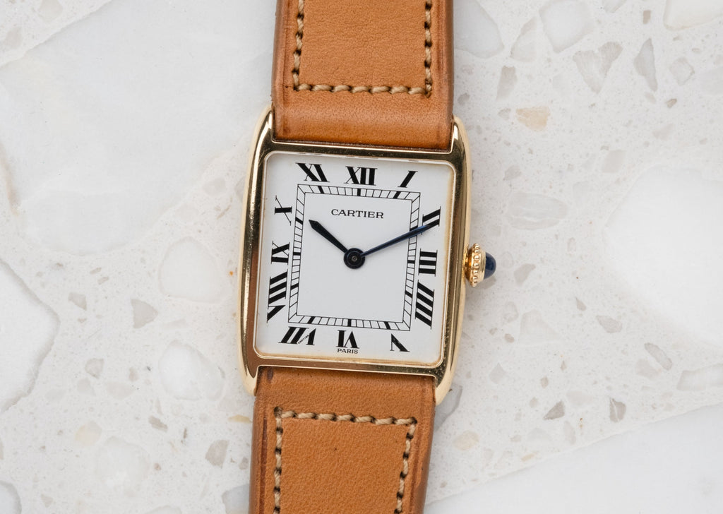 CARTIER Tank Arrondie Mecanique Paris Dial (c. 1980)