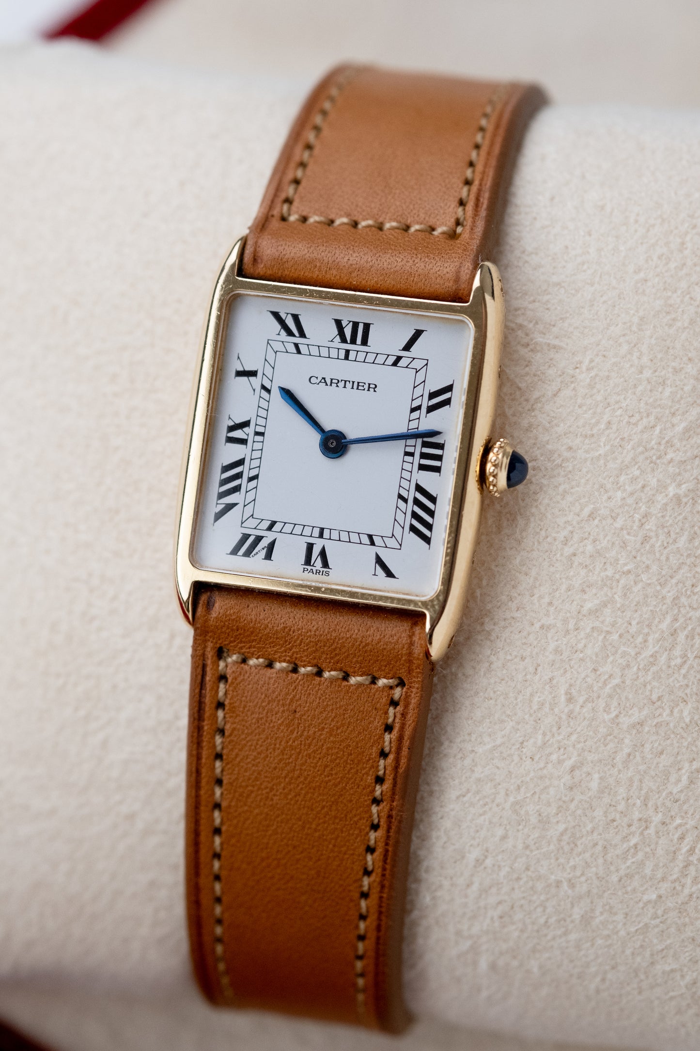 CARTIER Tank Arrondie Mecanique Paris Dial (c. 1980)