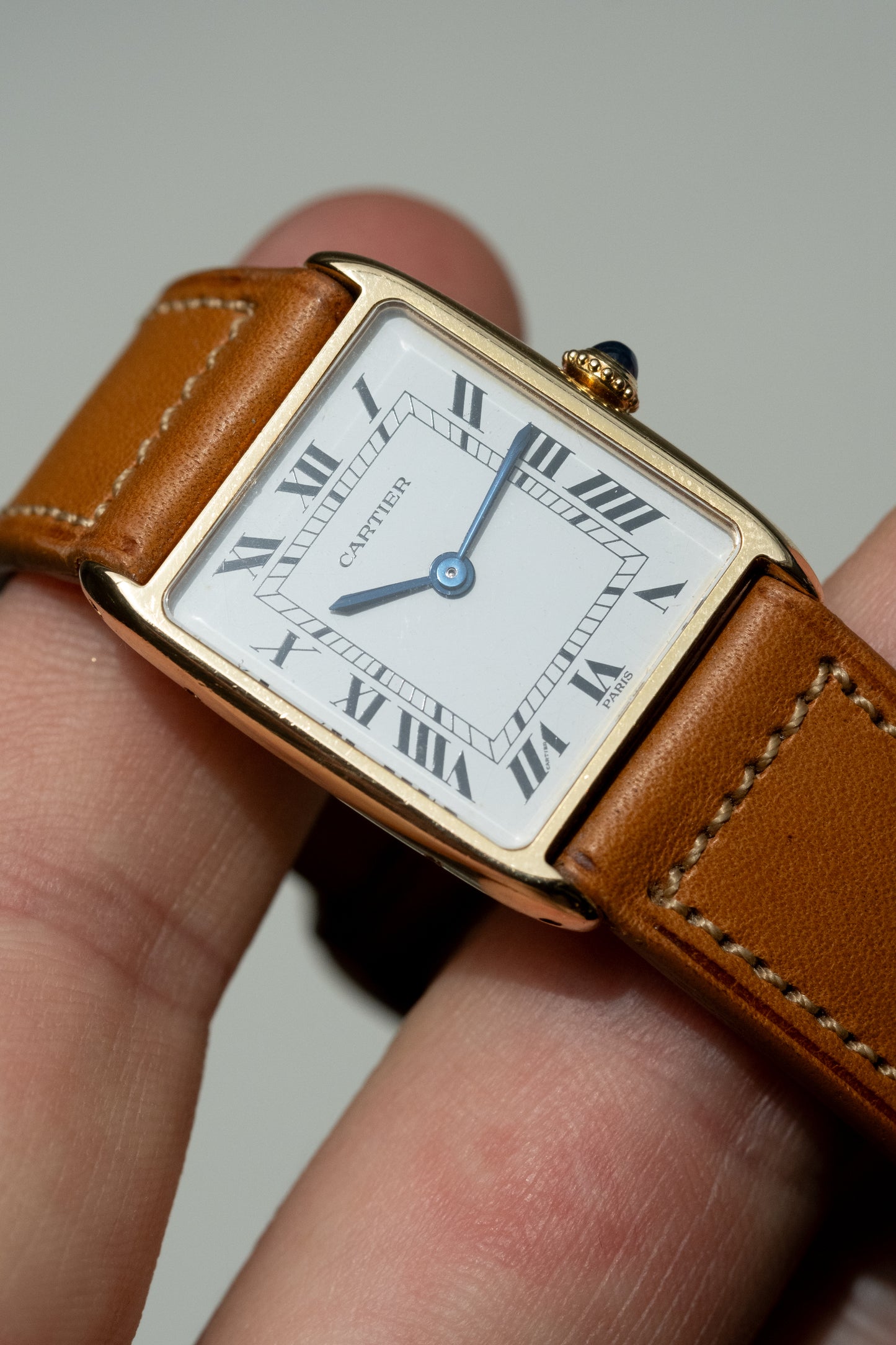 CARTIER Tank Arrondie Mecanique Paris Dial (c. 1980)