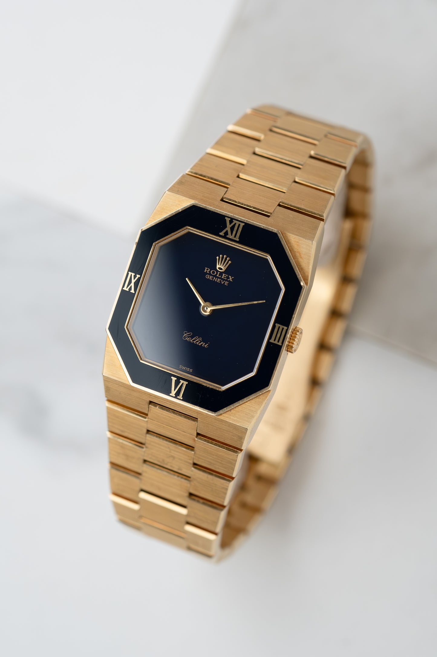 ROLEX Cellini Blue Lacquer Dial Ref. 4353 (1981)
