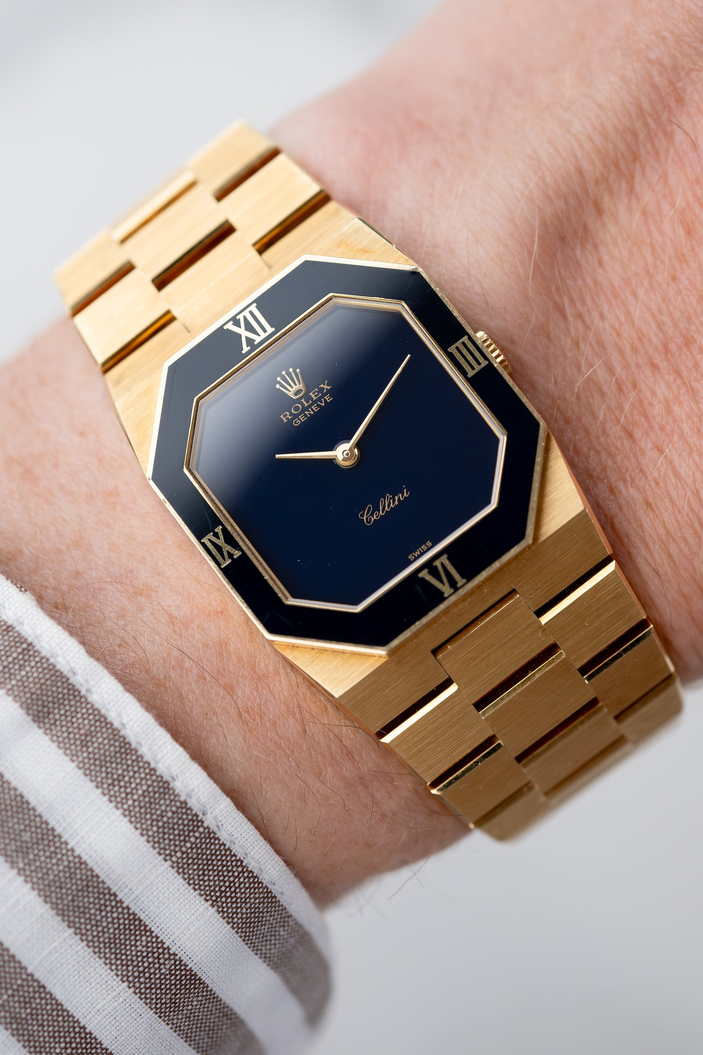 ROLEX Cellini Blue Lacquer Dial Ref. 4353 (1981)