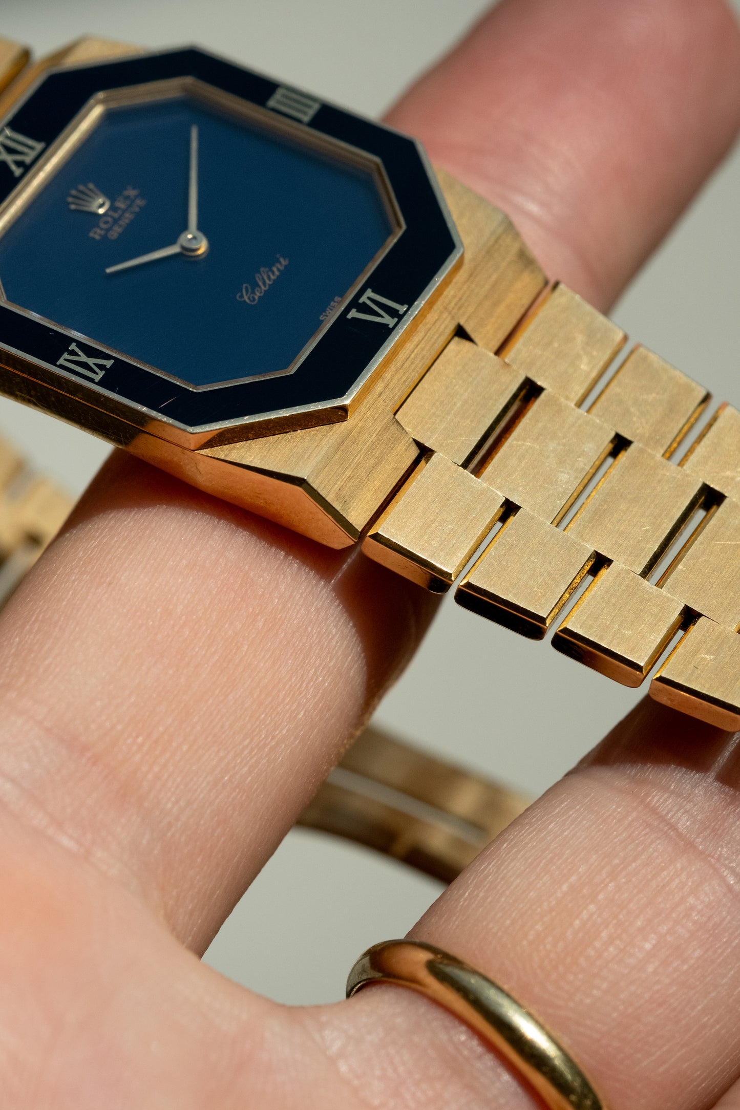 ROLEX Cellini Blue Lacquer Dial Ref. 4353 (1981)