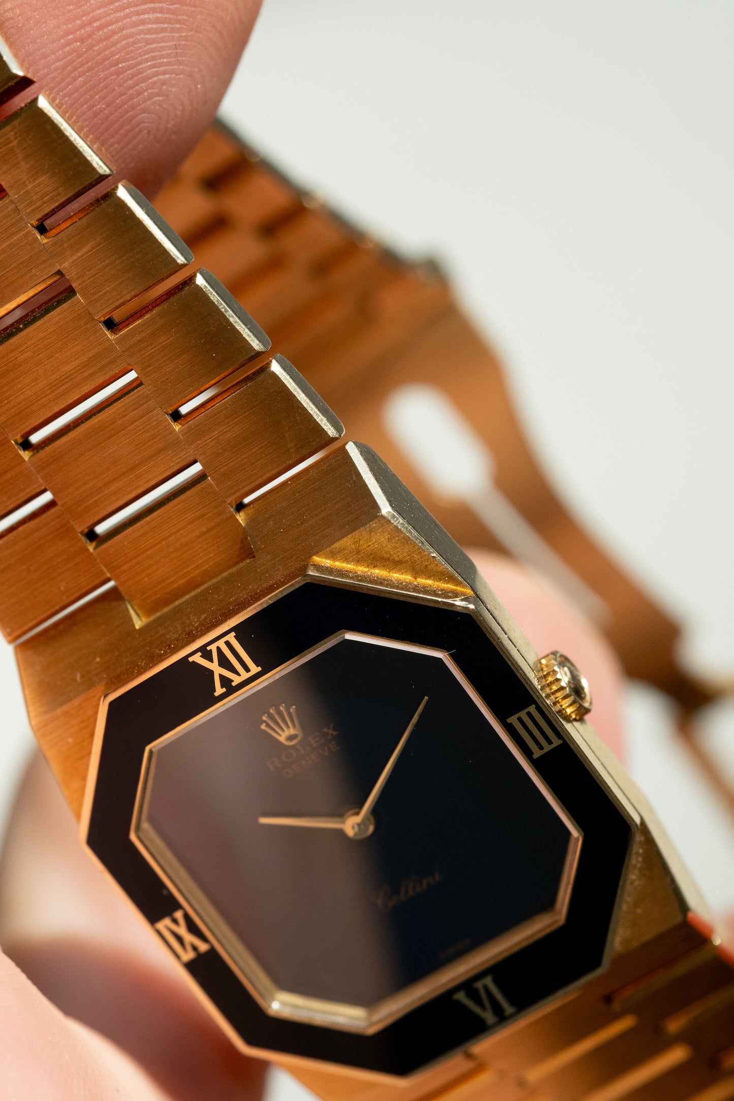 ROLEX Cellini Blue Lacquer Dial Ref. 4353 (1981)