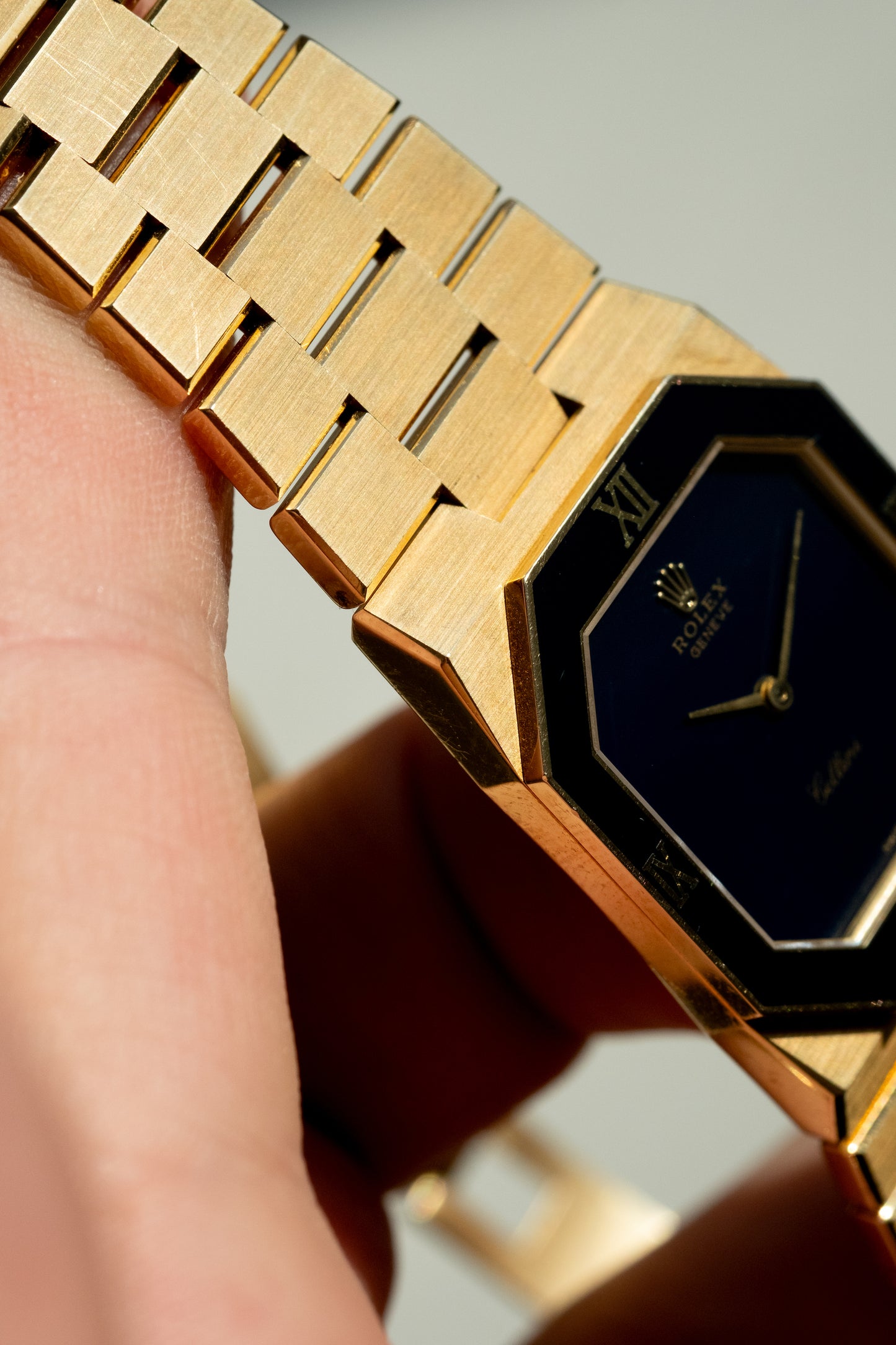 ROLEX Cellini Blue Lacquer Dial Ref. 4353 (1981)