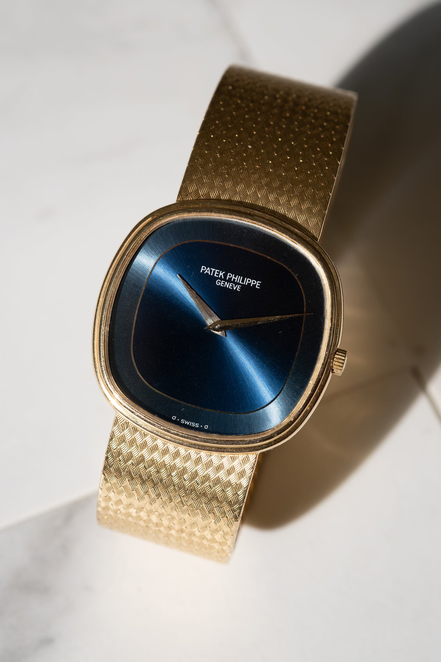 Patek Phillipe Golden Ellipse 18ct Yellow Gold Two-Tone Sigma Dial Ref. 3862/1 (1970)