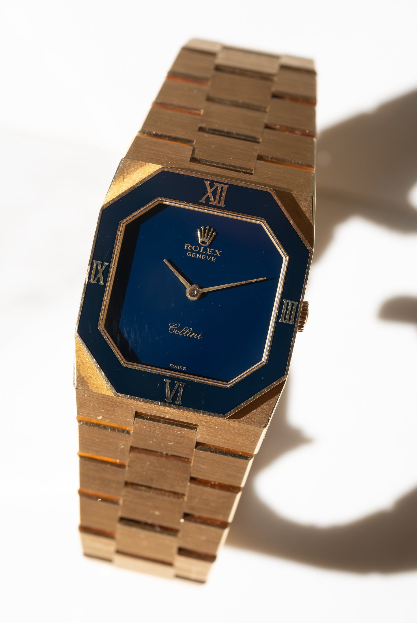 ROLEX Cellini Blue Lacquer Dial Ref. 4353 (1981)