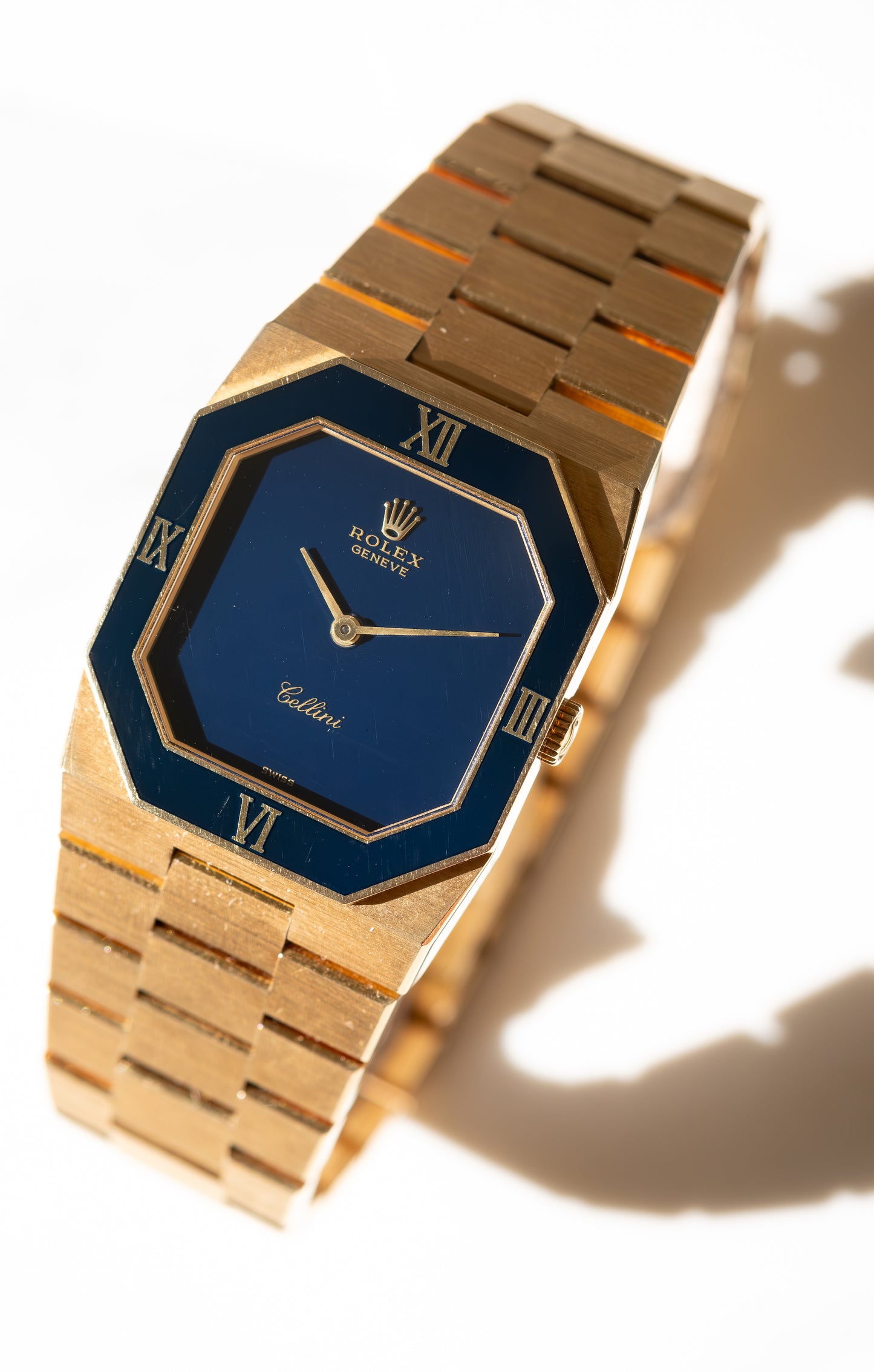 ROLEX Cellini Blue Lacquer Dial Ref. 4353 (1981)