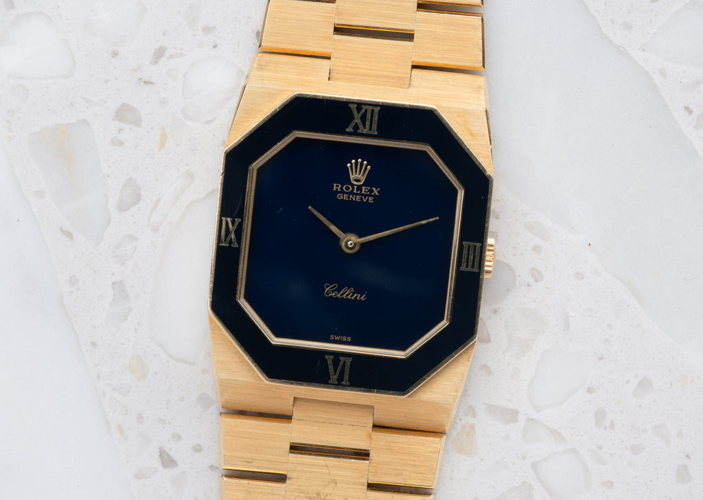 ROLEX Cellini Blue Lacquer Dial Ref. 4353 (1981)