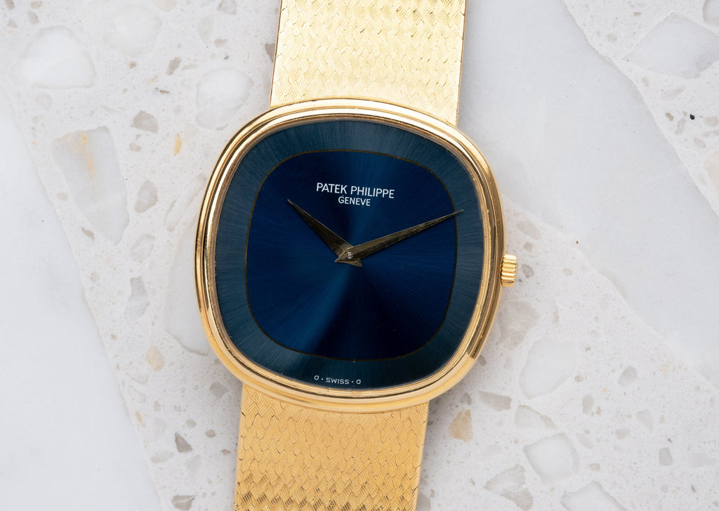 Patek Phillipe Golden Ellipse 18ct Yellow Gold Two-Tone Sigma Dial Ref. 3862/1 (1970)