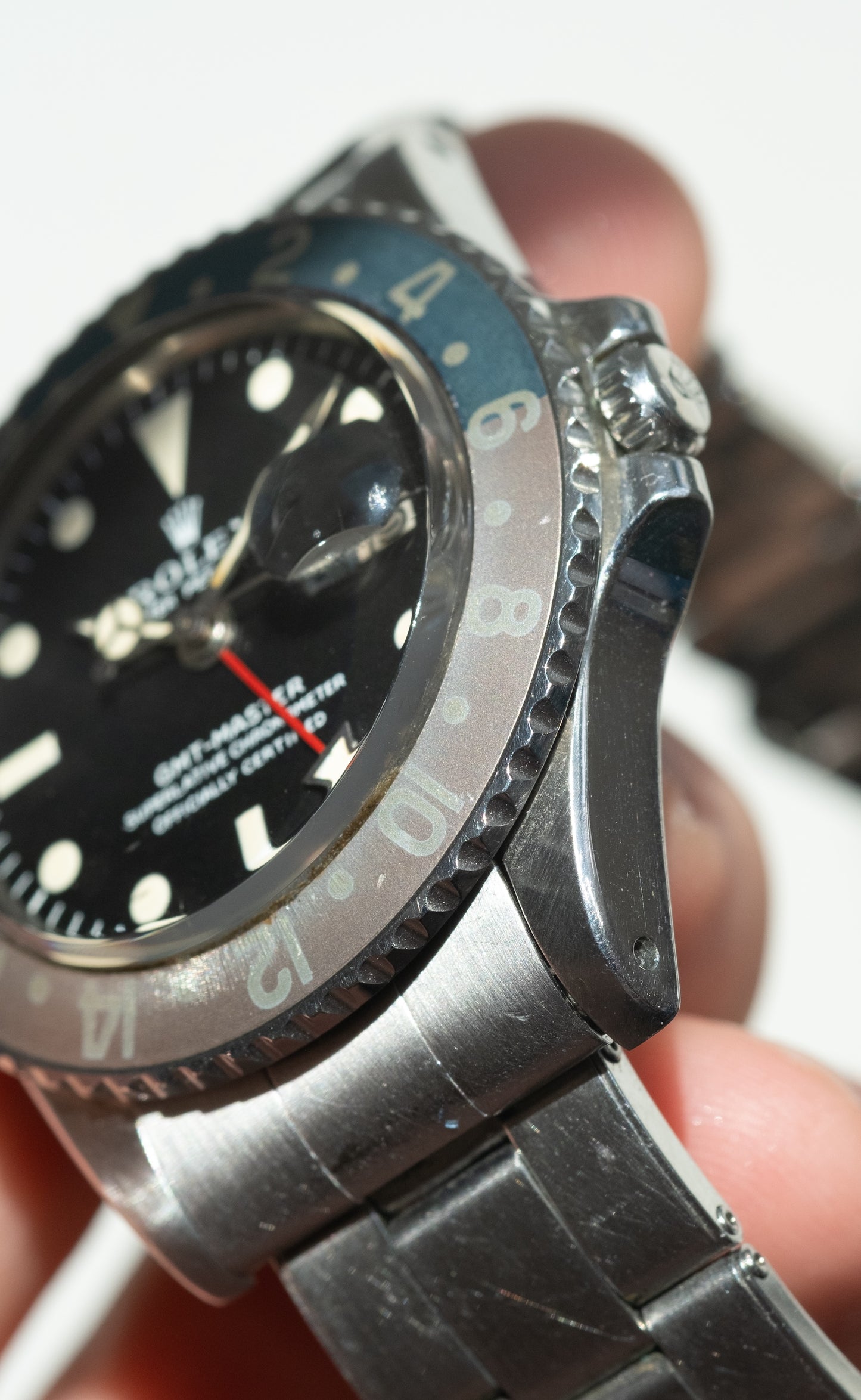 ROLEX GMT Master Ref. 1675 Long E Faded Fat Font Pepsi (1971)