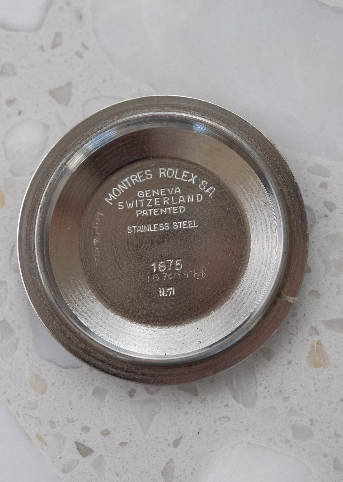 ROLEX GMT Master Ref. 1675 Long E Faded Fat Font Pepsi (1971)