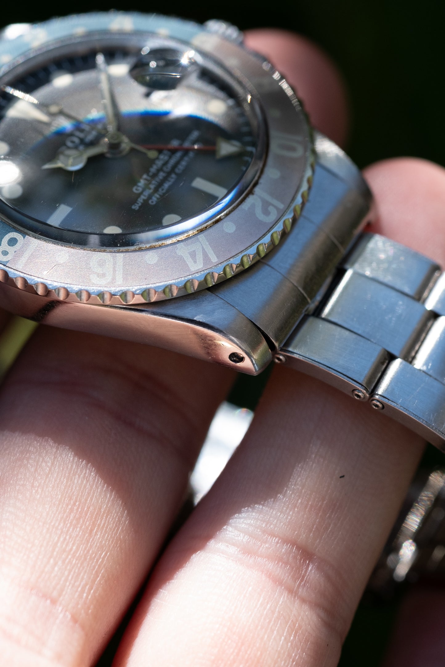 ROLEX GMT Master Ref. 1675 Long E Faded Fat Font Pepsi (1971)