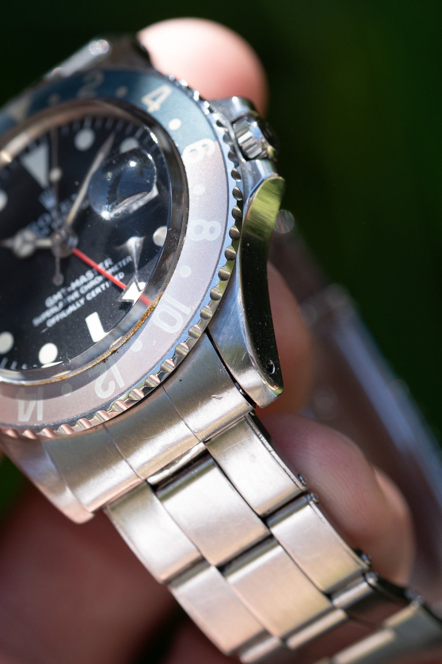 ROLEX GMT Master Ref. 1675 Long E Faded Fat Font Pepsi (1971)