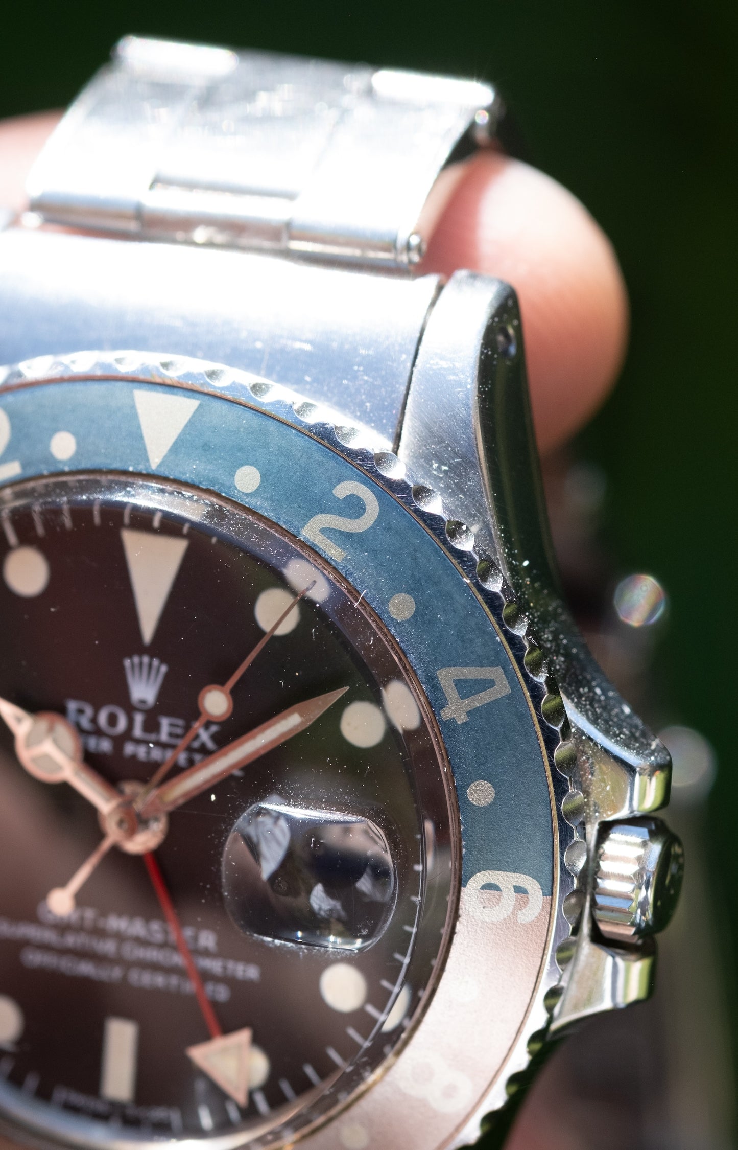 ROLEX GMT Master Ref. 1675 Long E Faded Fat Font Pepsi (1971)