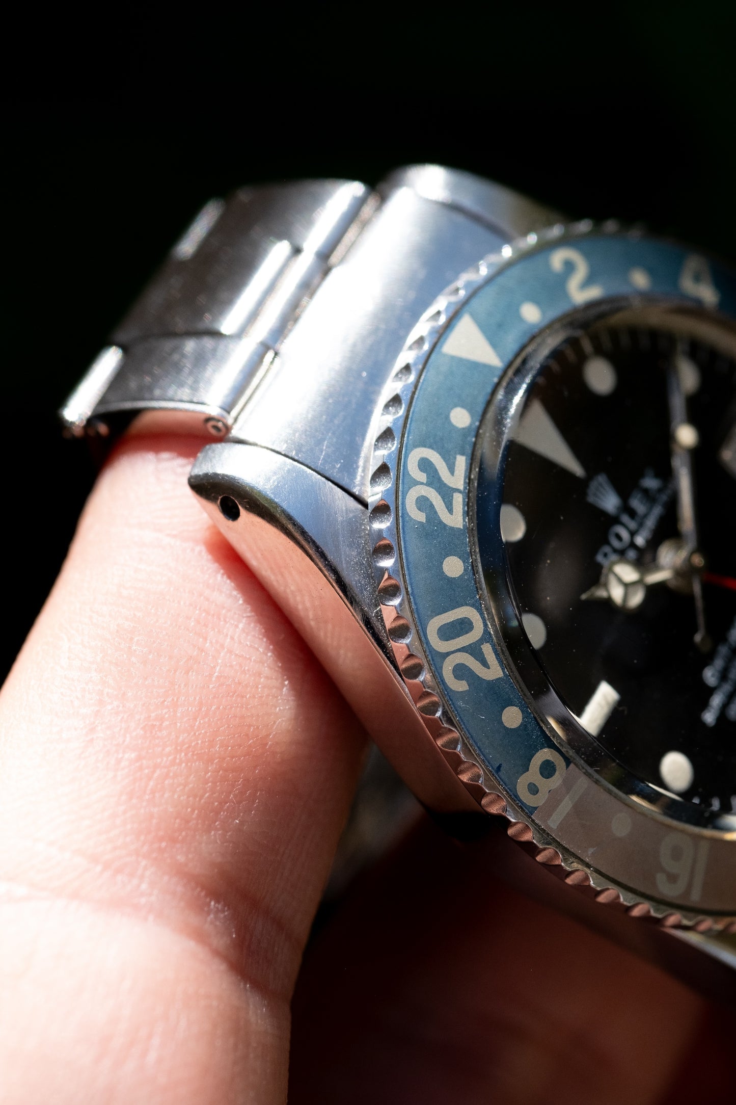 ROLEX GMT Master Ref. 1675 Long E Faded Fat Font Pepsi (1971)