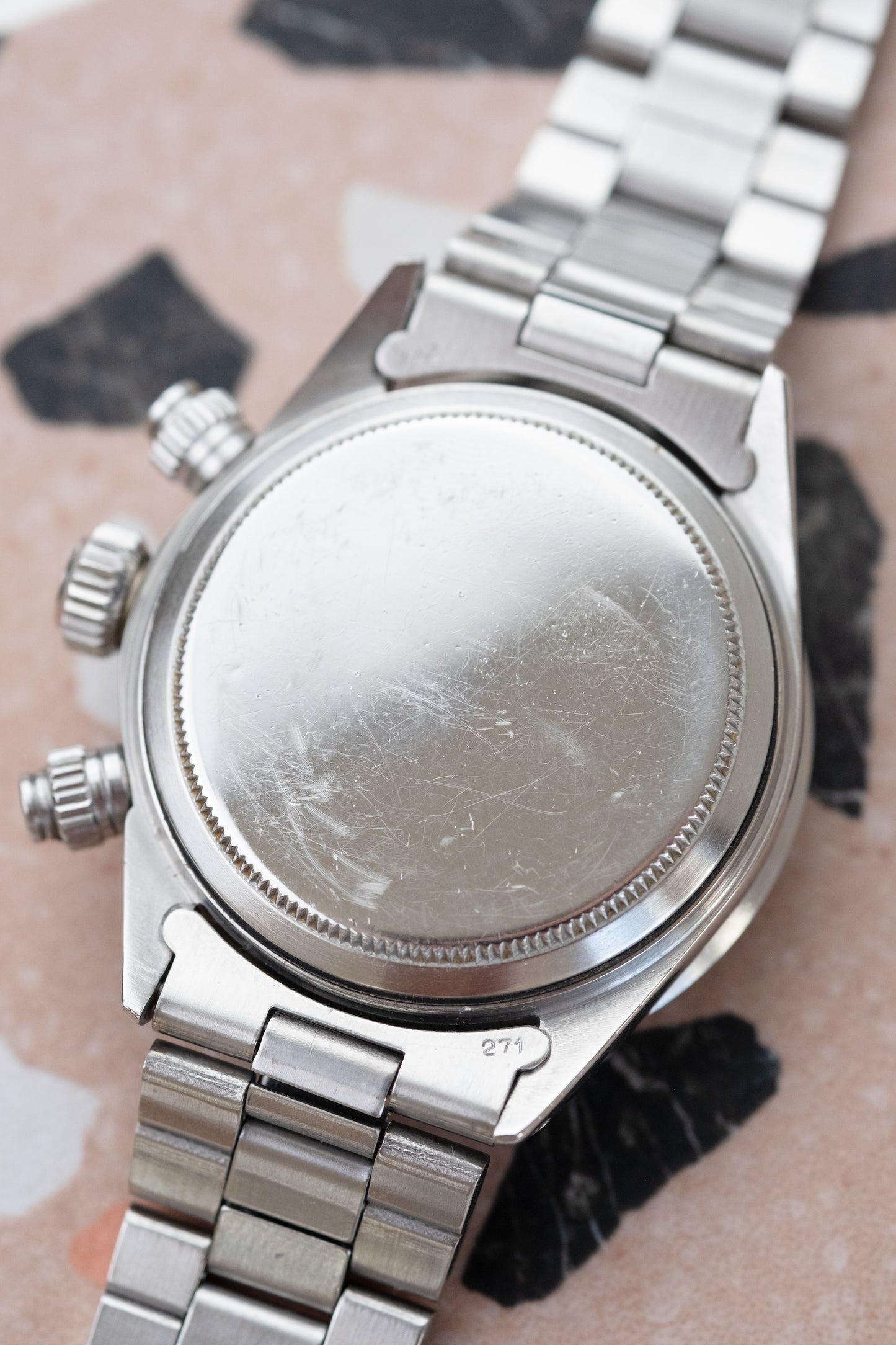 ROLEX Oyster Cosmograph ROC  No Daytona Ref. 6265 Mk1 Bezel - boxes, booklets and purchase receipt (1971)