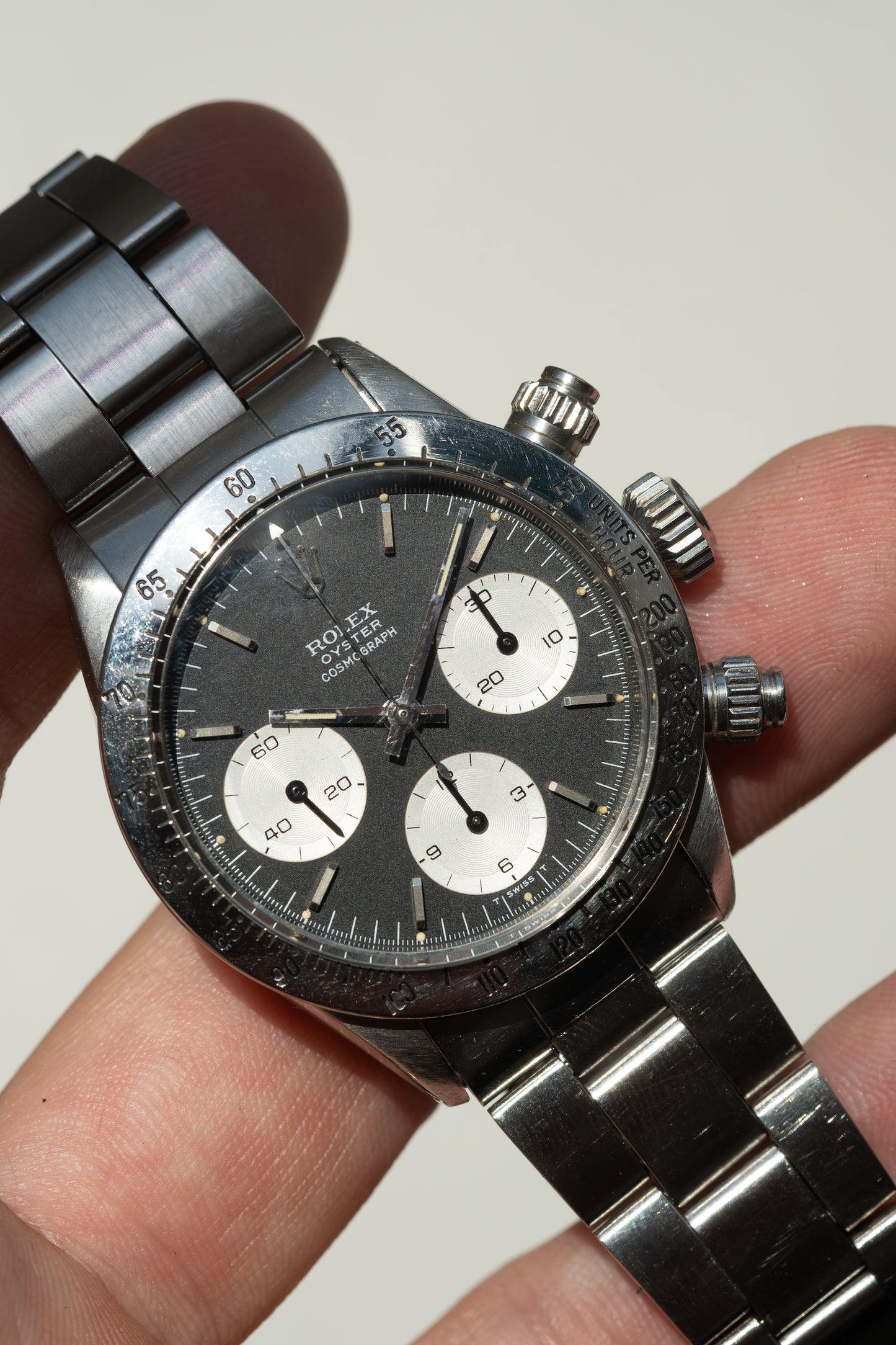 ROLEX Oyster Cosmograph ROC  No Daytona Ref. 6265 Mk1 Bezel - boxes, booklets and purchase receipt (1971)