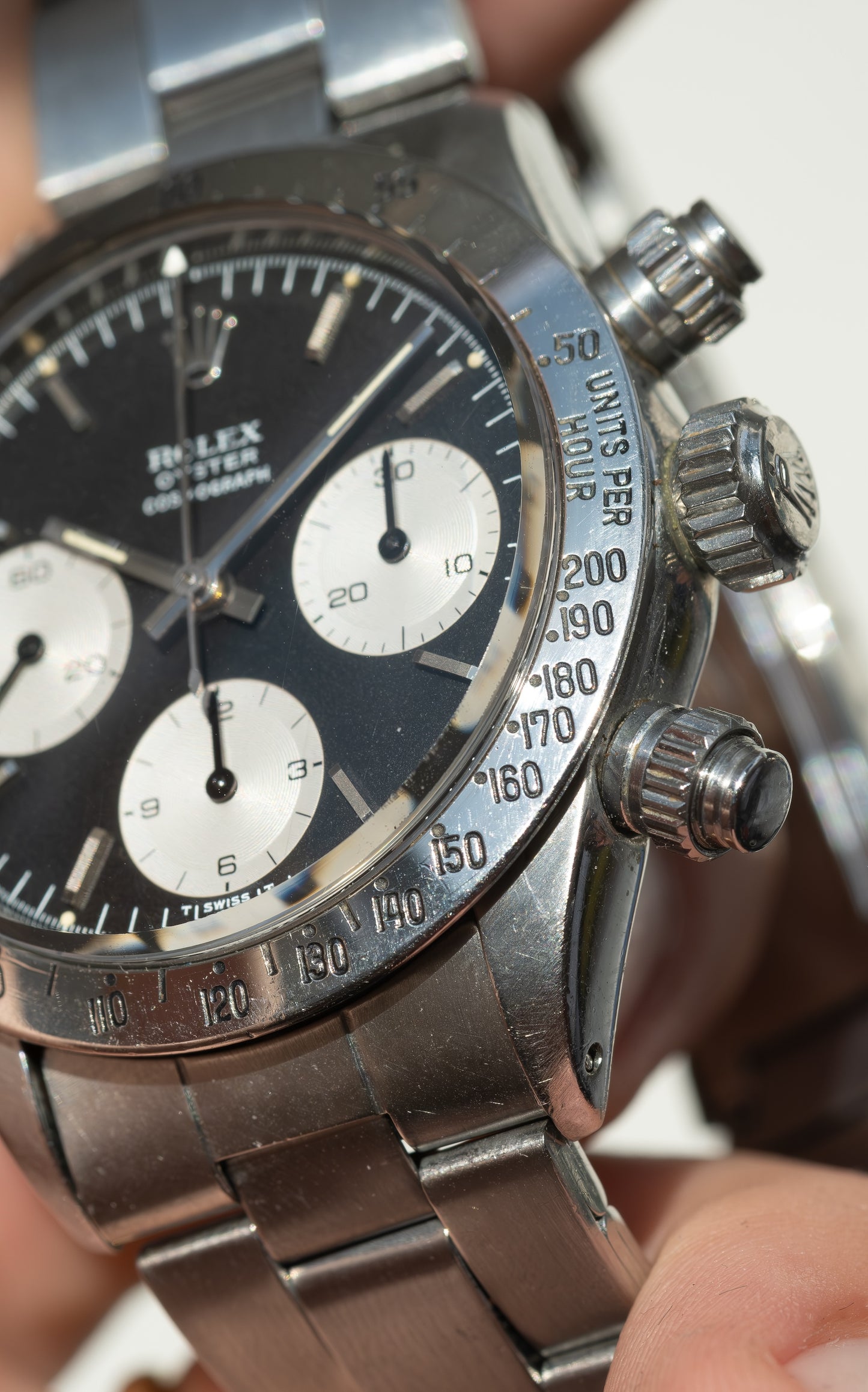 ROLEX Oyster Cosmograph ROC  No Daytona Ref. 6265 Mk1 Bezel - boxes, booklets and purchase receipt (1971)