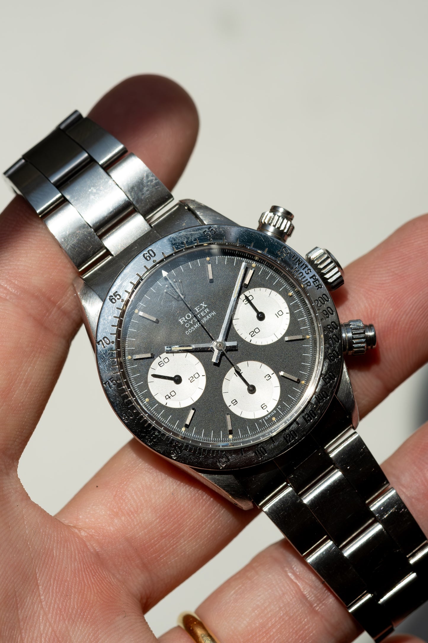 ROLEX Oyster Cosmograph ROC  No Daytona Ref. 6265 Mk1 Bezel - boxes, booklets and purchase receipt (1971)