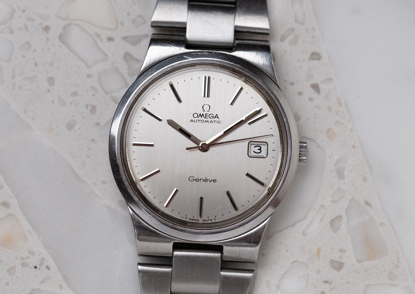 Omega Automatic Geneve Ref. 166.0173 Box and Papers (1974)