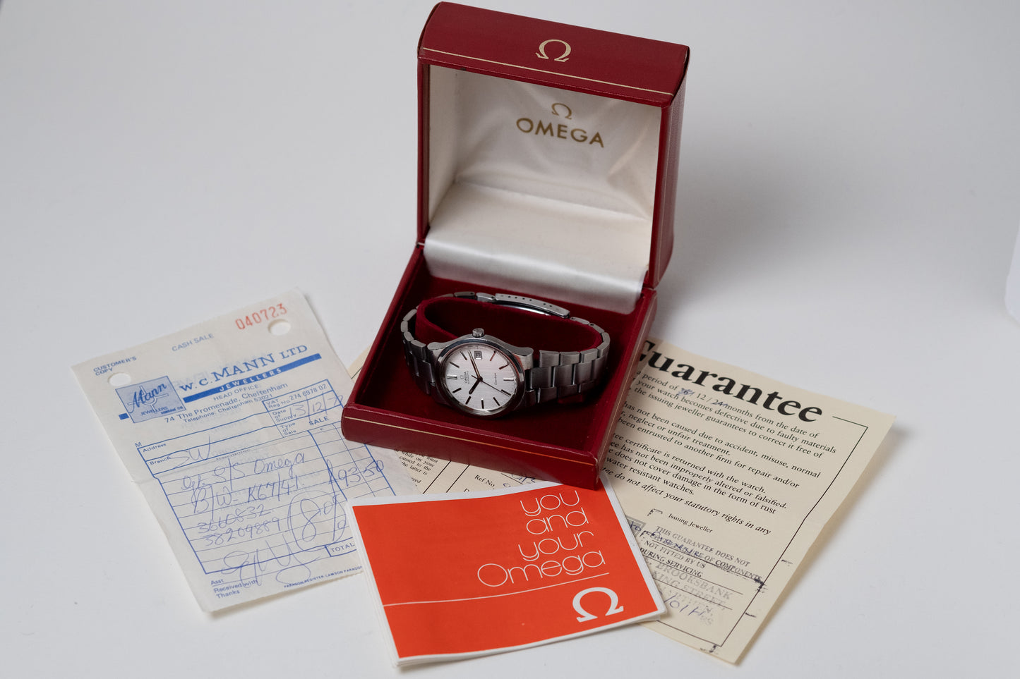 Omega Automatic Geneve Ref. 166.0173 Box and Papers (1974)