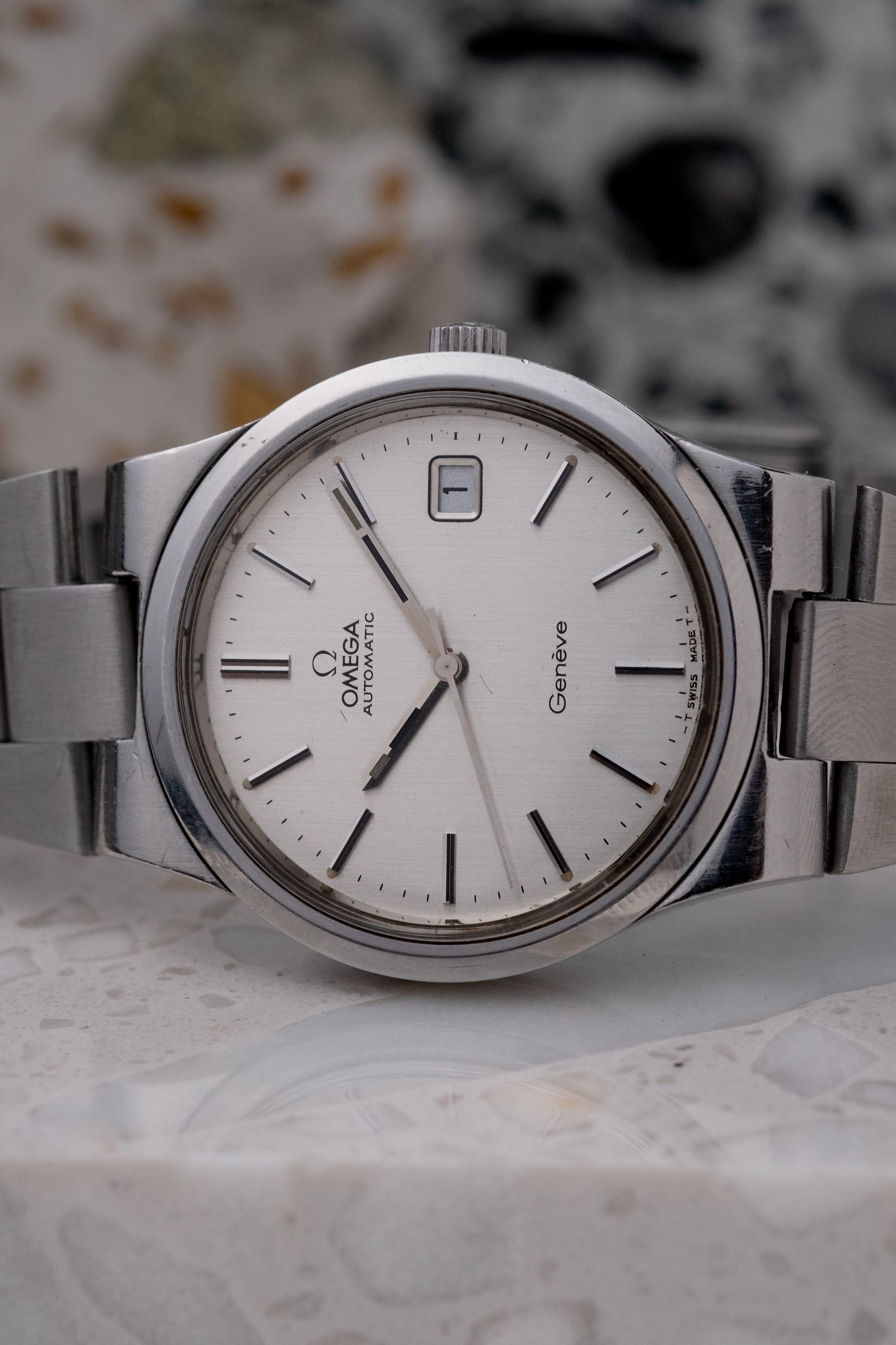 Omega Automatic Geneve Ref. 166.0173 Box and Papers (1974)