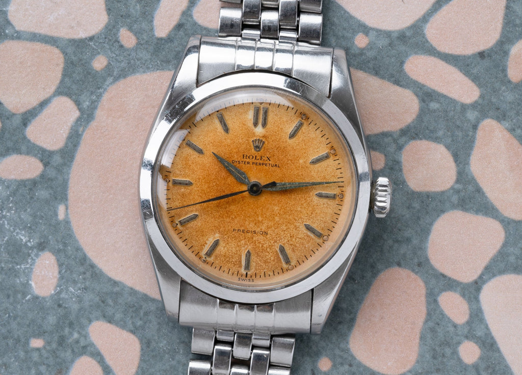ROLEX Oyster Perpetual Tropical Pre Explorer Ovettone Ref. 6298 (1953)